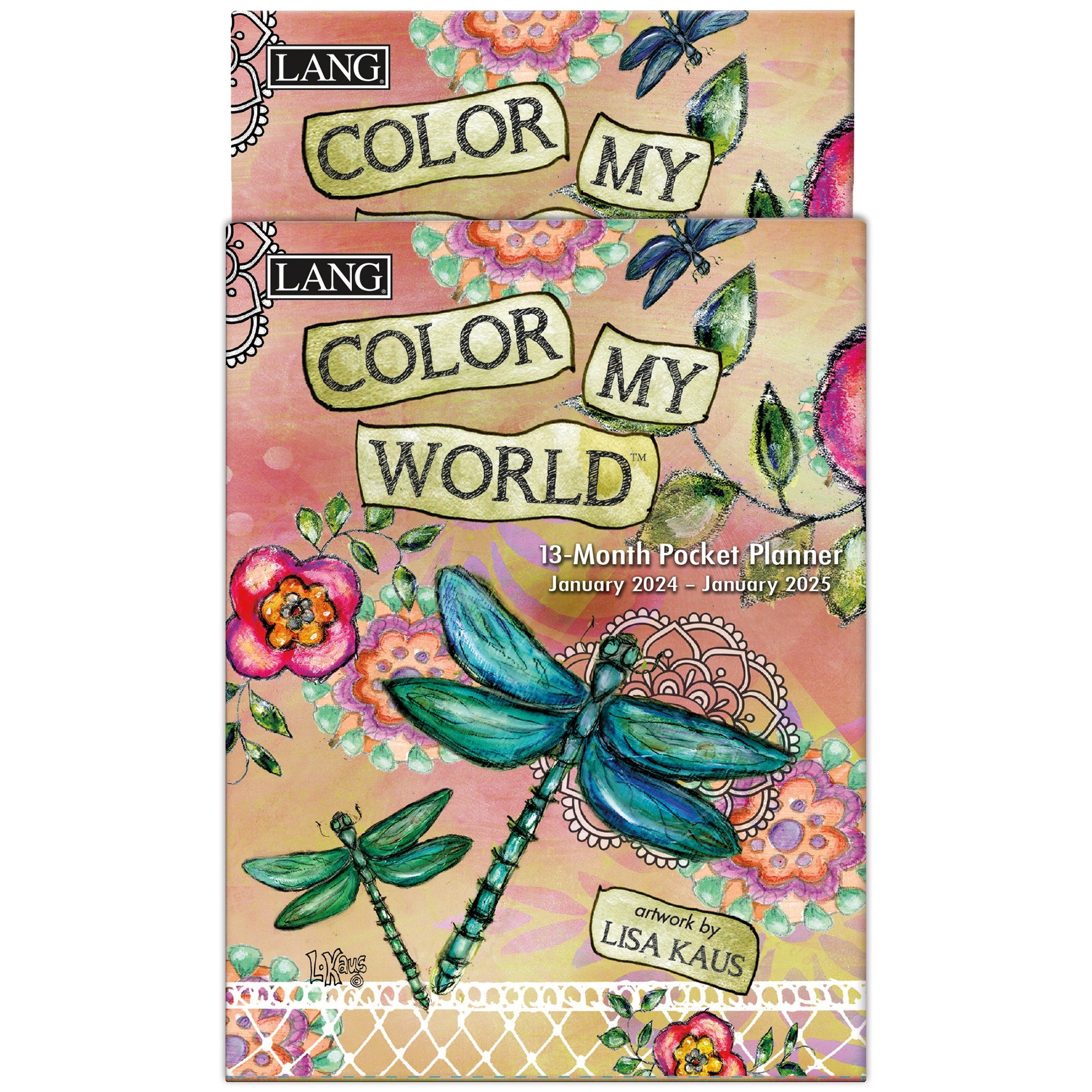 2024 LANG Color My World - 13 Month Pocket Diary/Planner