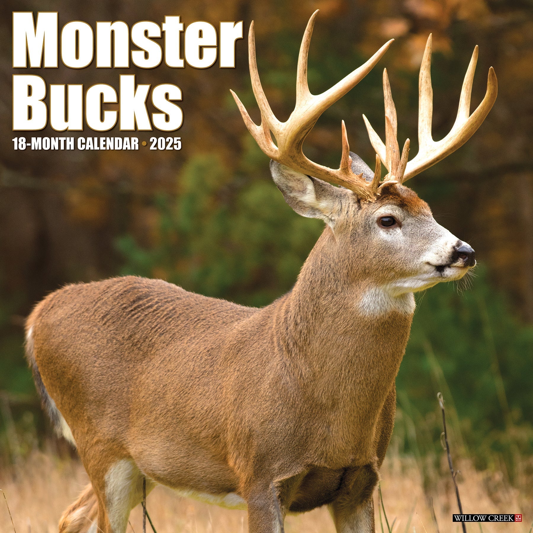 2025 Monster Bucks - Square Wall Calendar (US Only)