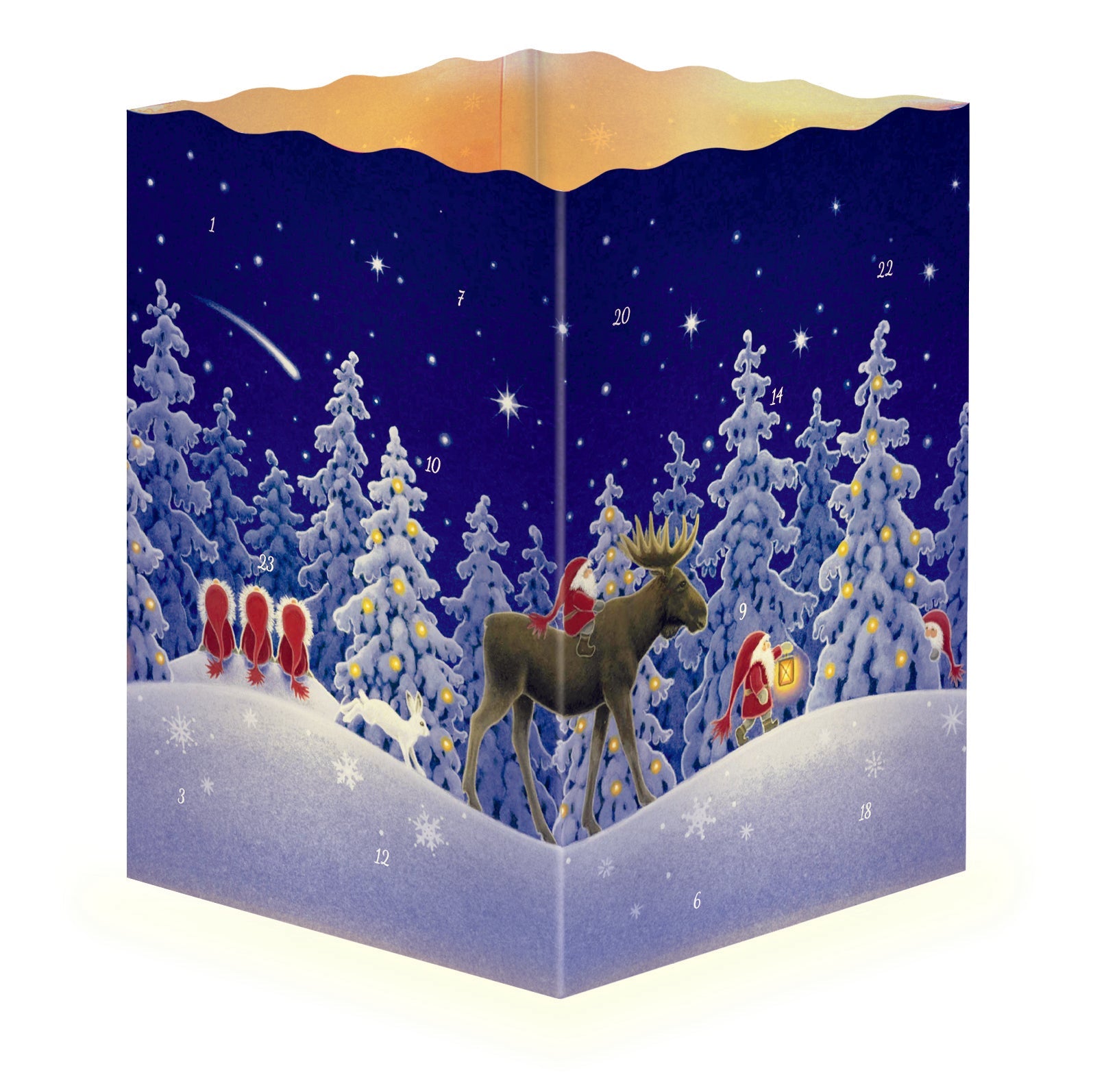 Nordic Night Lantern - 3D Advent Calendar
