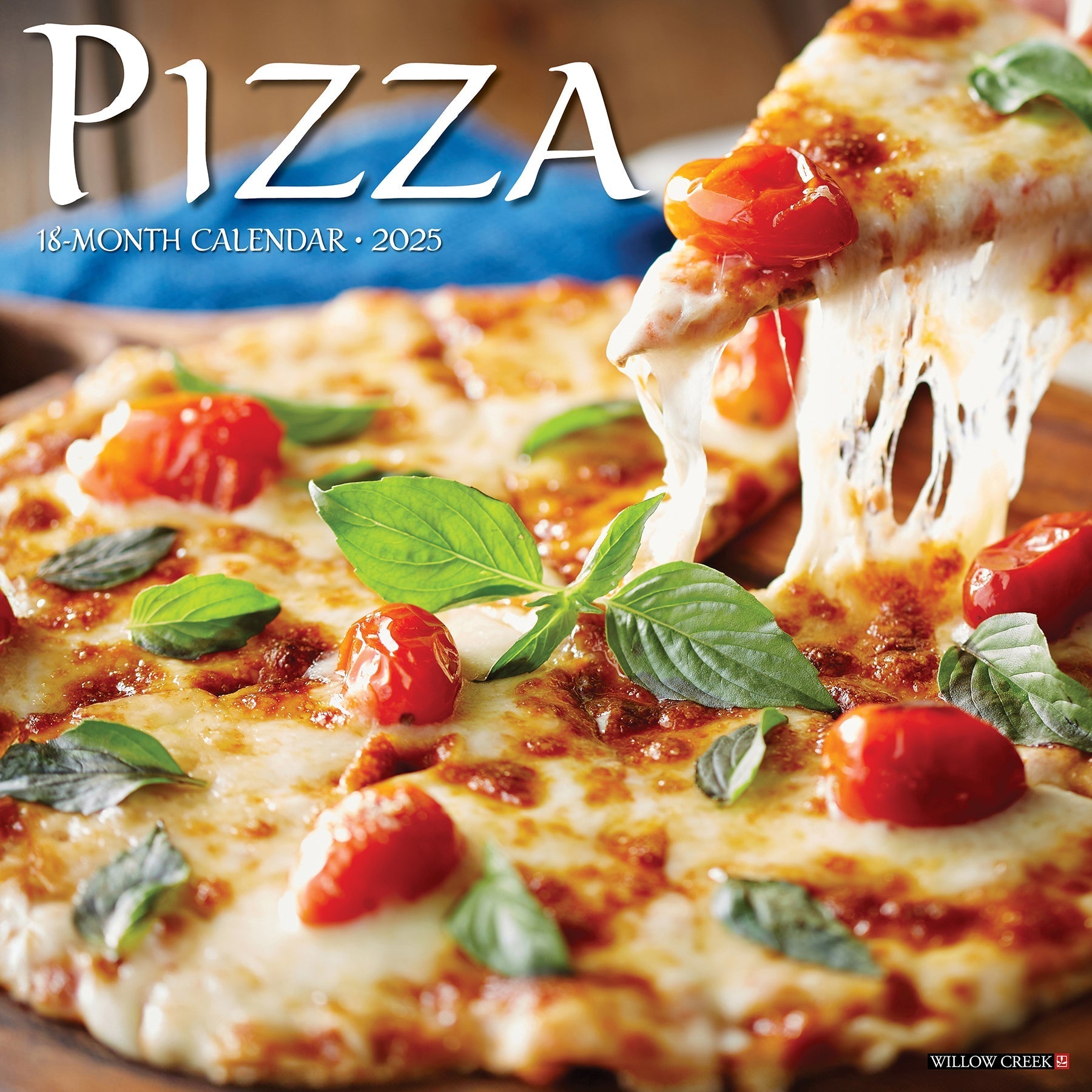 2025 Pizza - Square Wall Calendar (US Only)