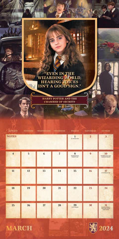 2024 Harry Potter Wall Calendar
