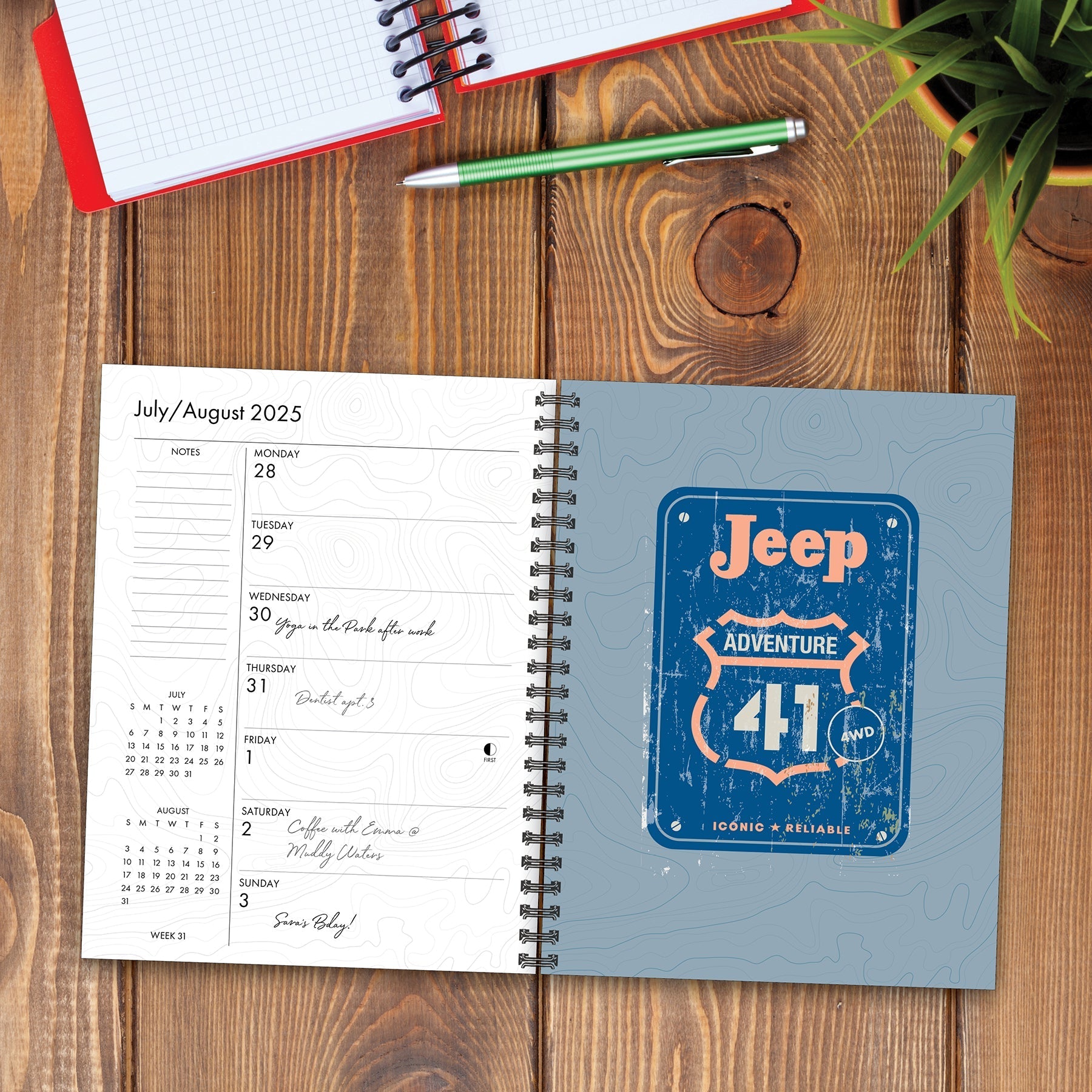 2025 Jeep - Weekly Diary/Planner (US Only)