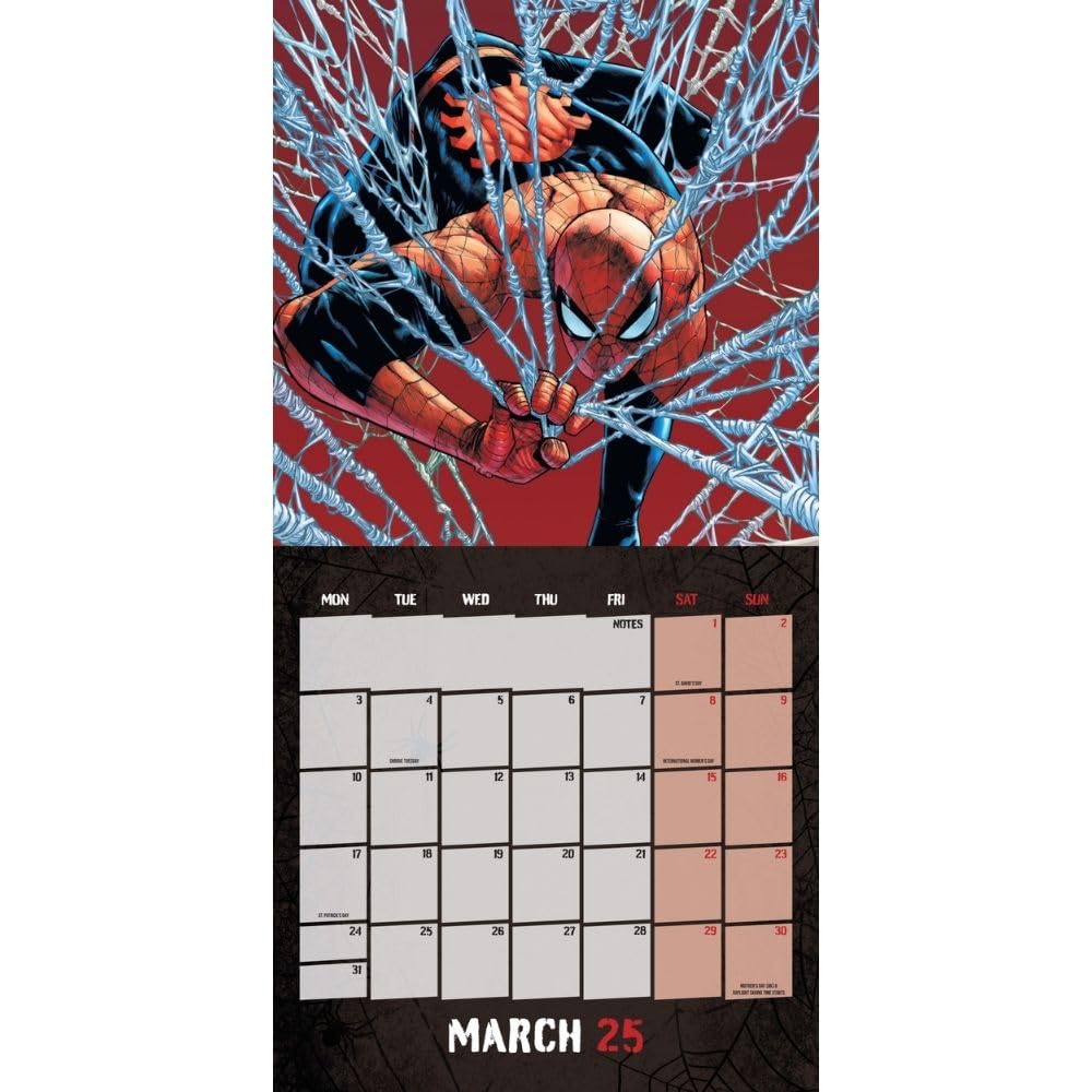 2025 Spider-Man - Square Wall Calendar