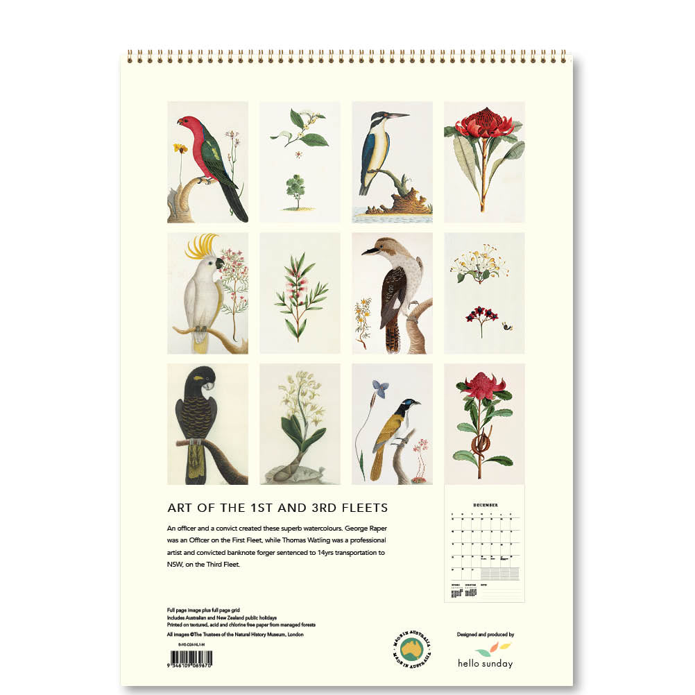 2024 Art of the 1st and 3rd Fleets - Deluxe Wall Calendar