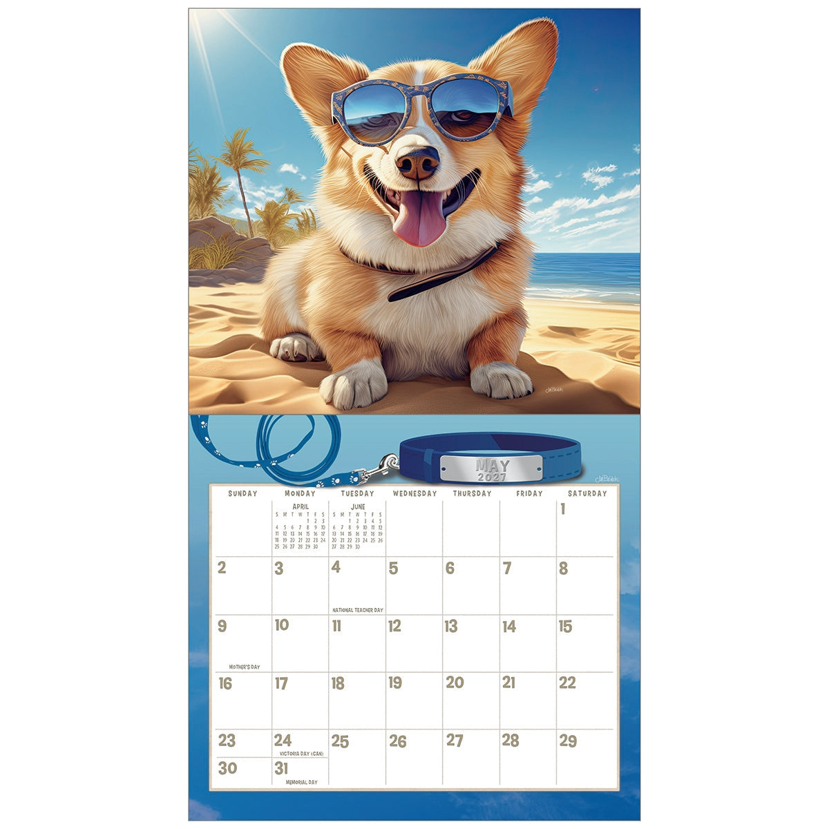 2027 The Good Life - Deluxe Wall Calendar by Jim Baldwin