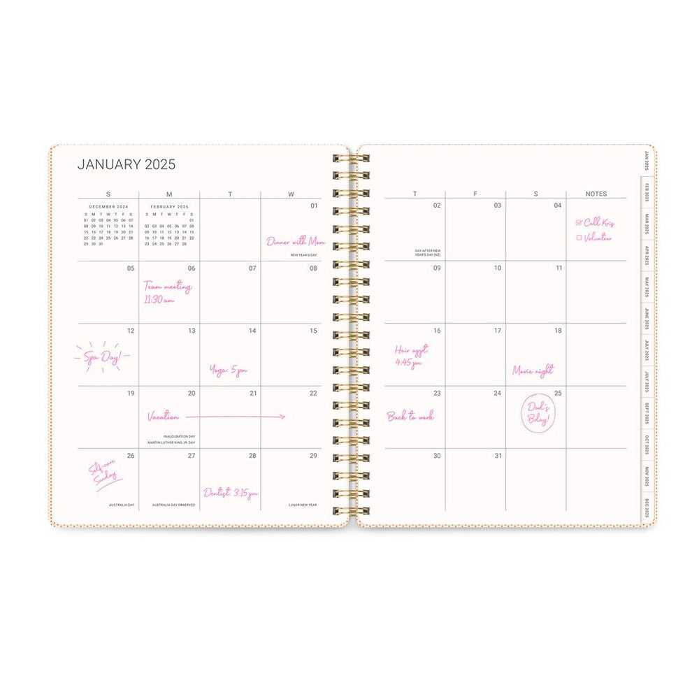 2025 Endless Summer - Baxter Weekly & Monthly Diary/Planner