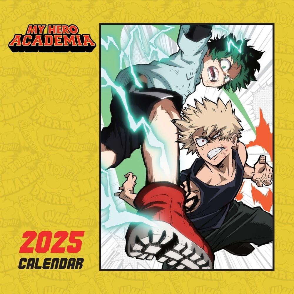 2025 My Hero Academia - Square Wall Calendar