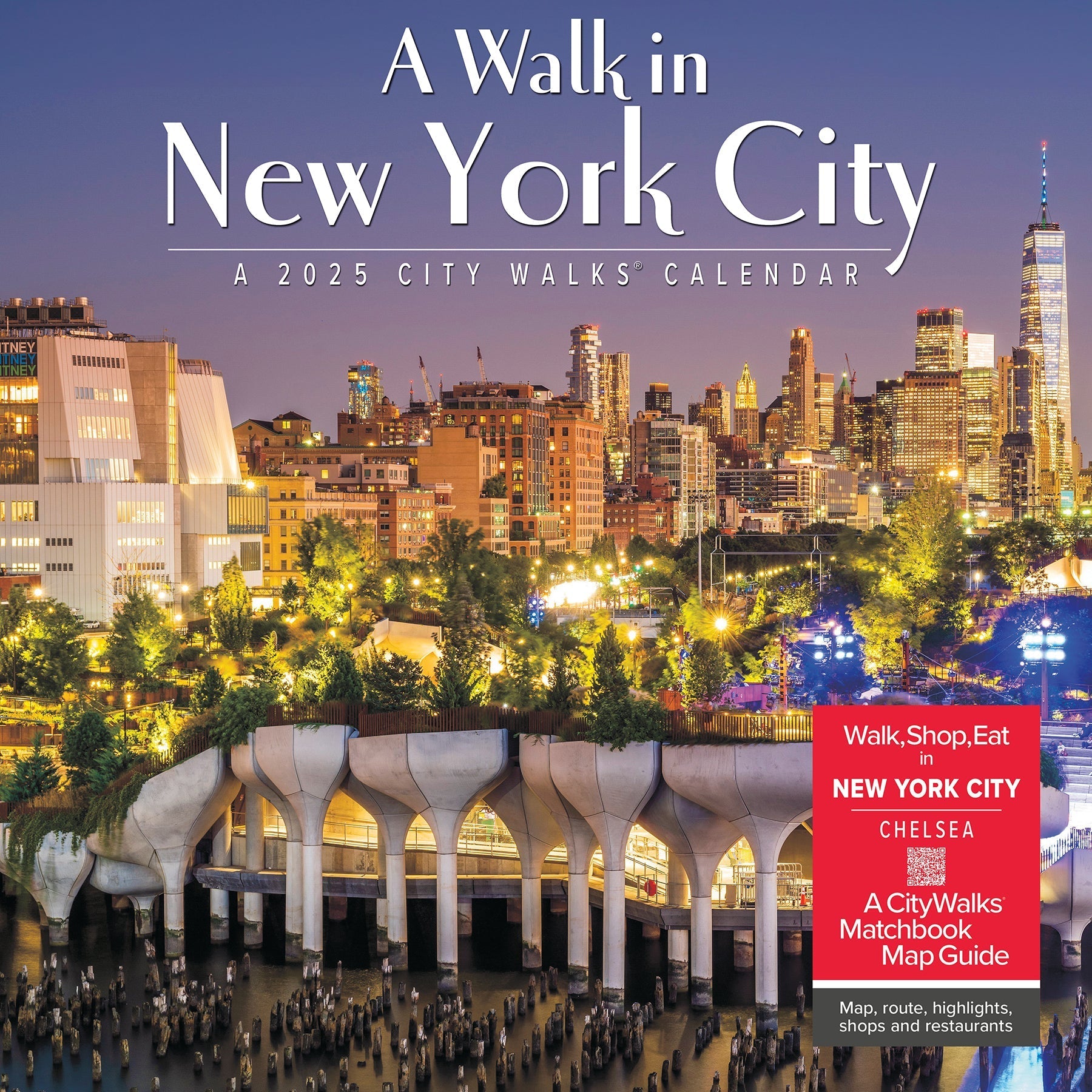 2025 A Walk in New York City - Square Wall Calendar (US Only)