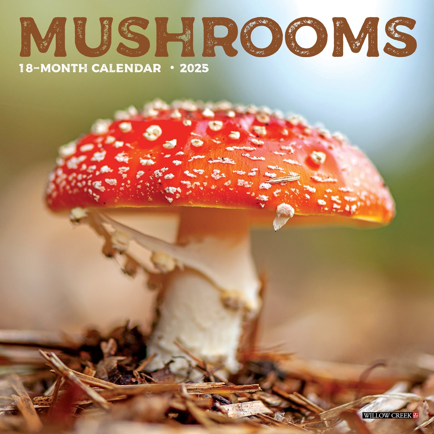 2025 Mushrooms - Mini Wall Calendar (US Only)