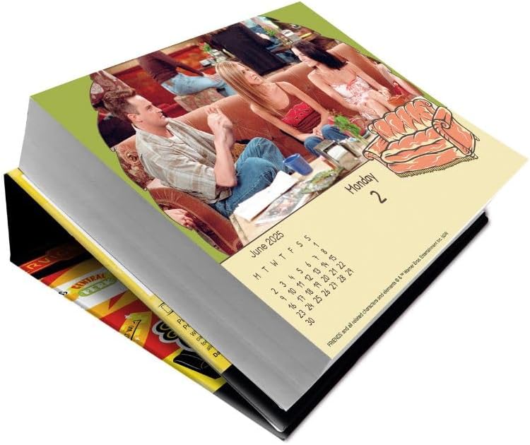 2025 Friends - Daily Boxed Page-A-Day Calendar