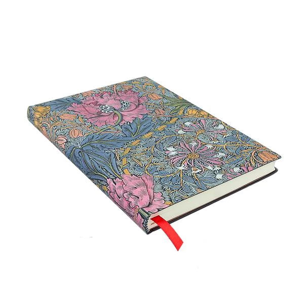 2024-2025 Morris Pink Honeysuckle Horizontal 18-month Hardcover - Monthly & Weekly Diary/Planner