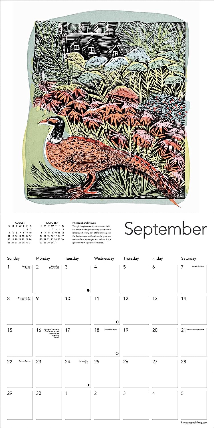 2024 Angela Harding Woodblocks - Square Wall Calendar  SOLD OUT