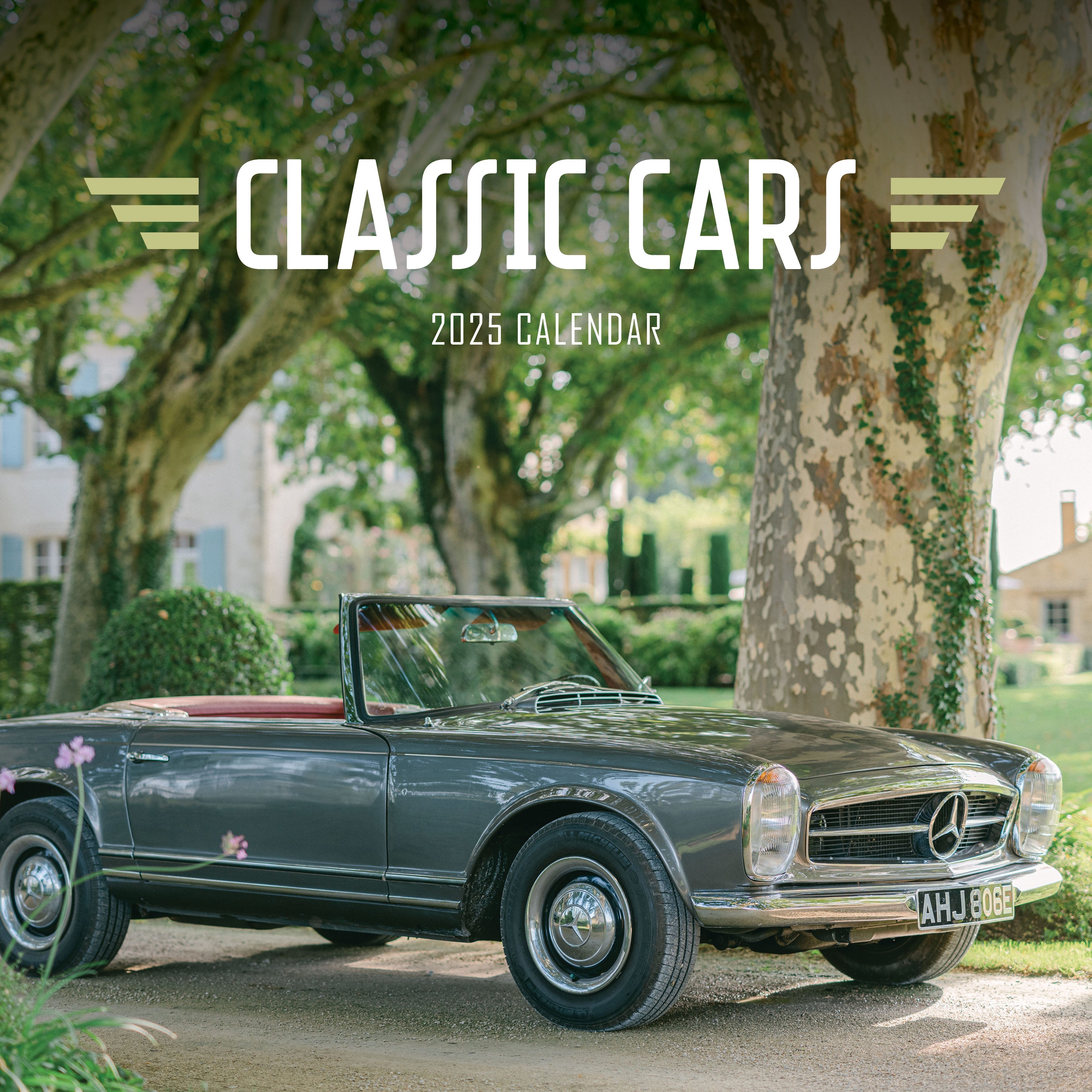 2025 Classic Cars - Square Wall Calendar