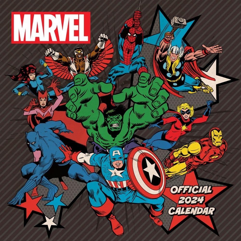 2024 Marvel Comics - Square Wall Calendar