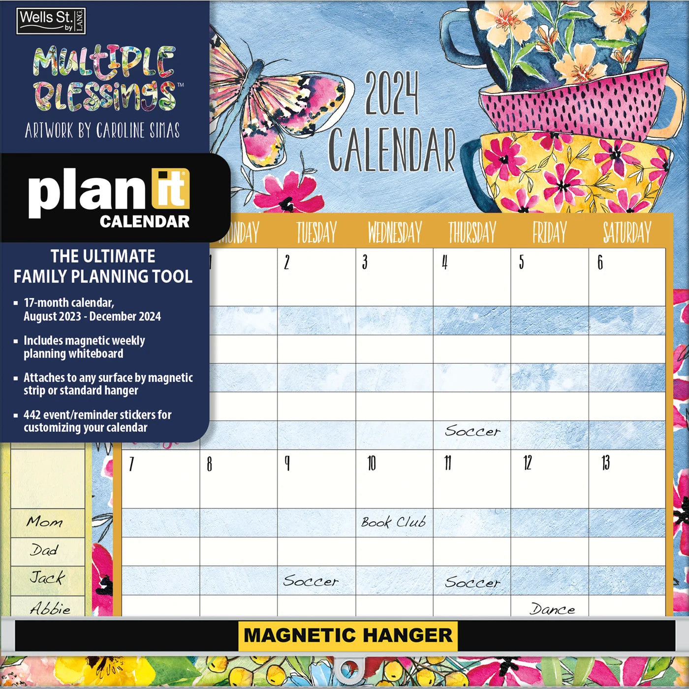 2024 Multiple Blessings - Plant It Square Wall Calendar