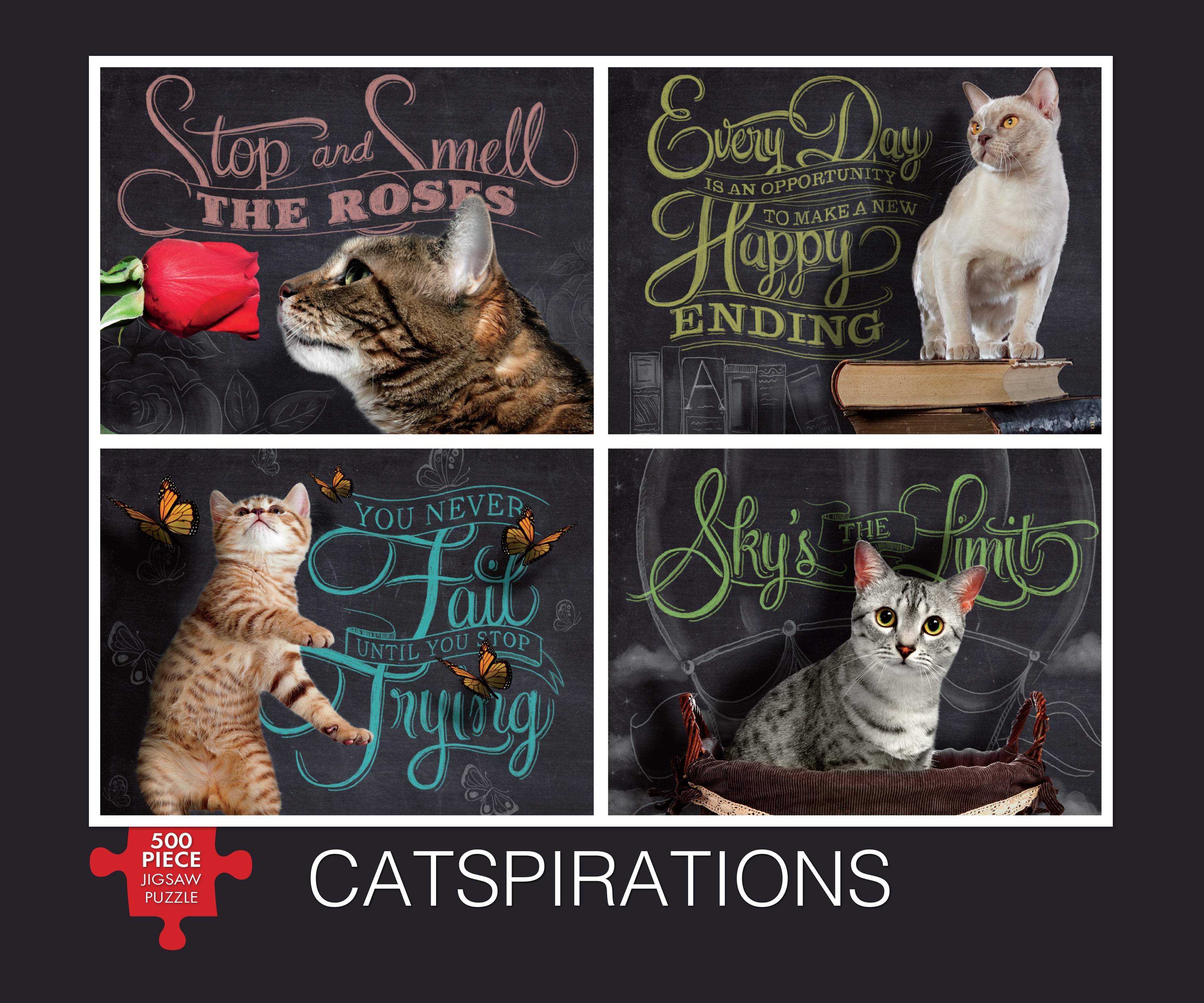 Catspirations 500 Piece - Jigsaw Puzzle