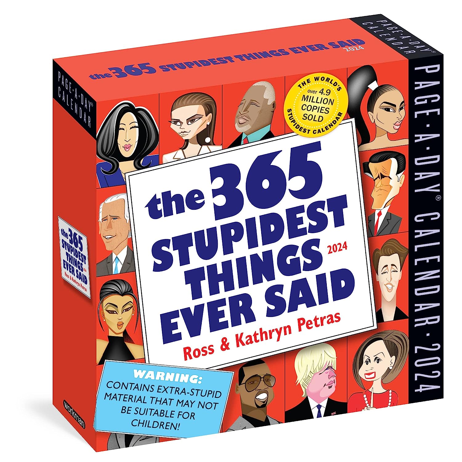 2024 The 365 Stupidest Things Ever Said - Daily Boxed Page-A-Day Calendar