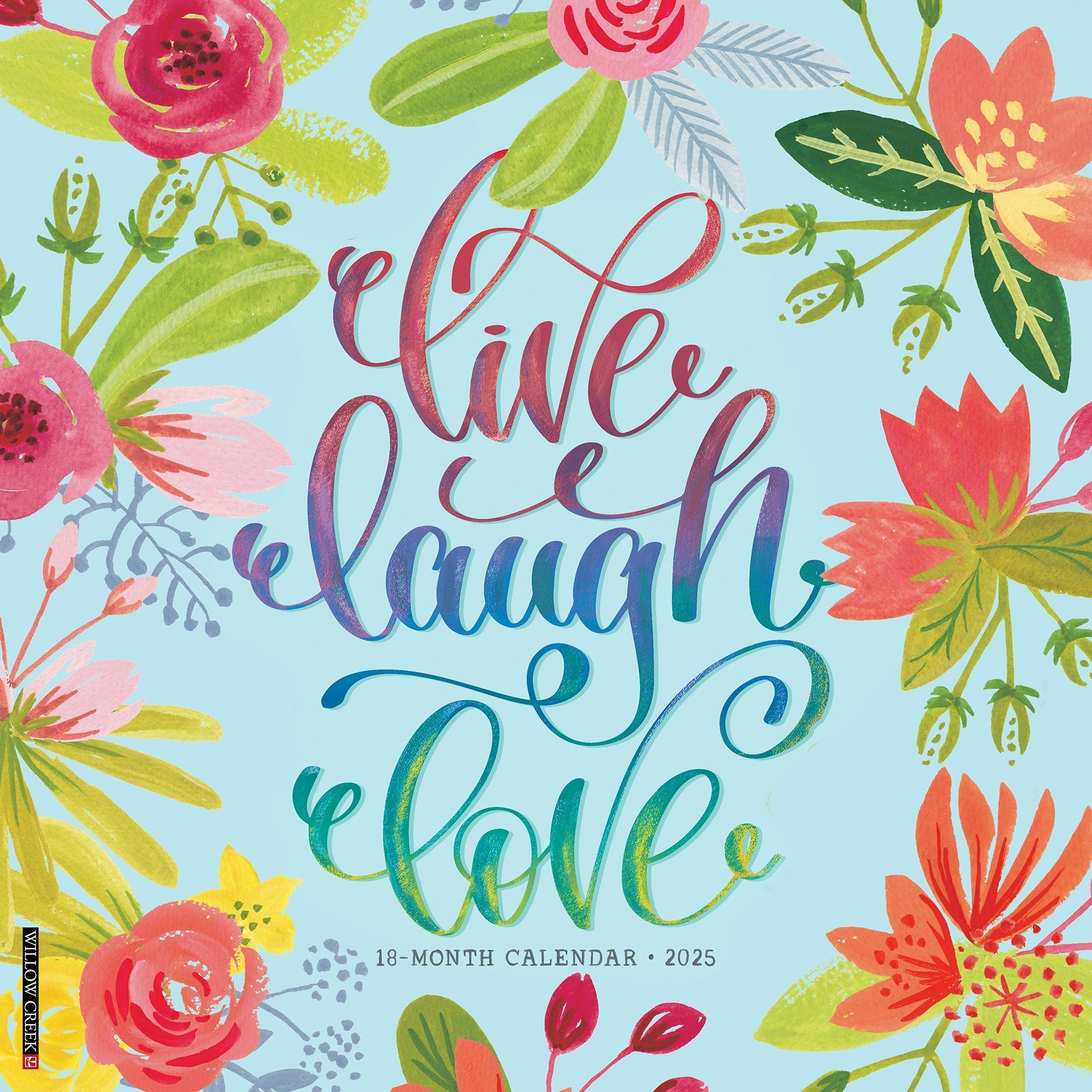 2025 Live, Laugh, Love - Square Wall Calendar (US Only)