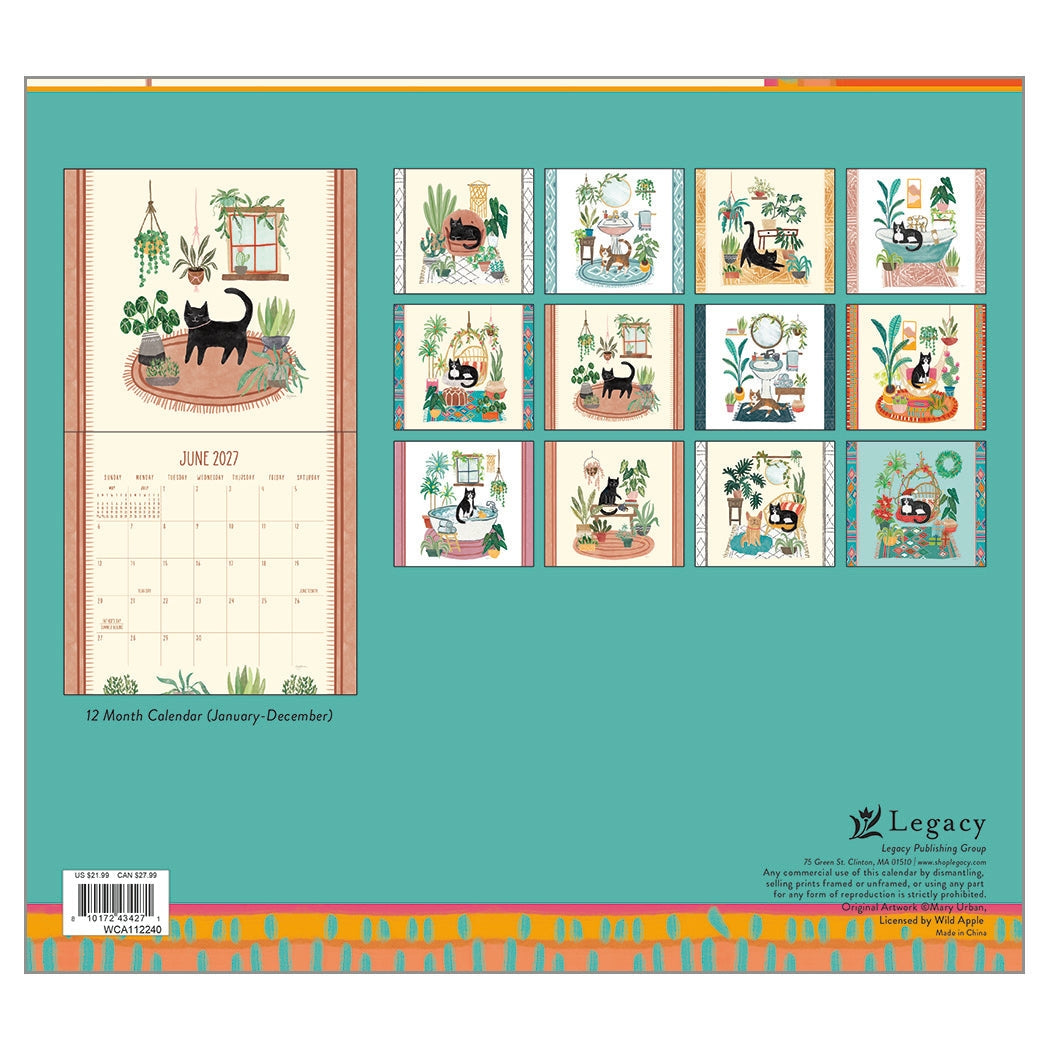 2027 Cat Person - Deluxe Wall Calendar