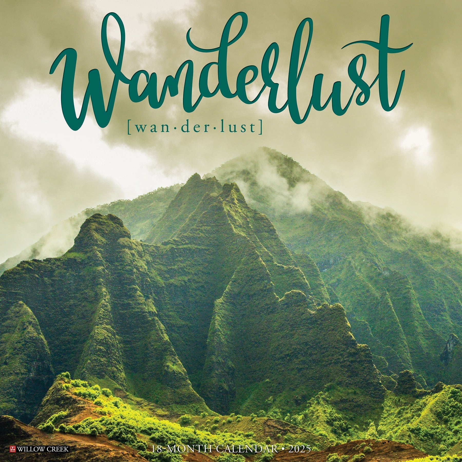 2025 Wanderlust - Square Wall Calendar (US Only)