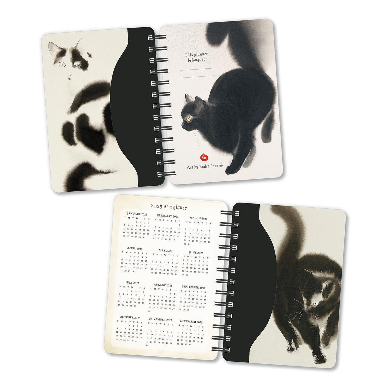 2024 Artful Cat - Weekly, Monthly Diary/Planner  SOLD OUT