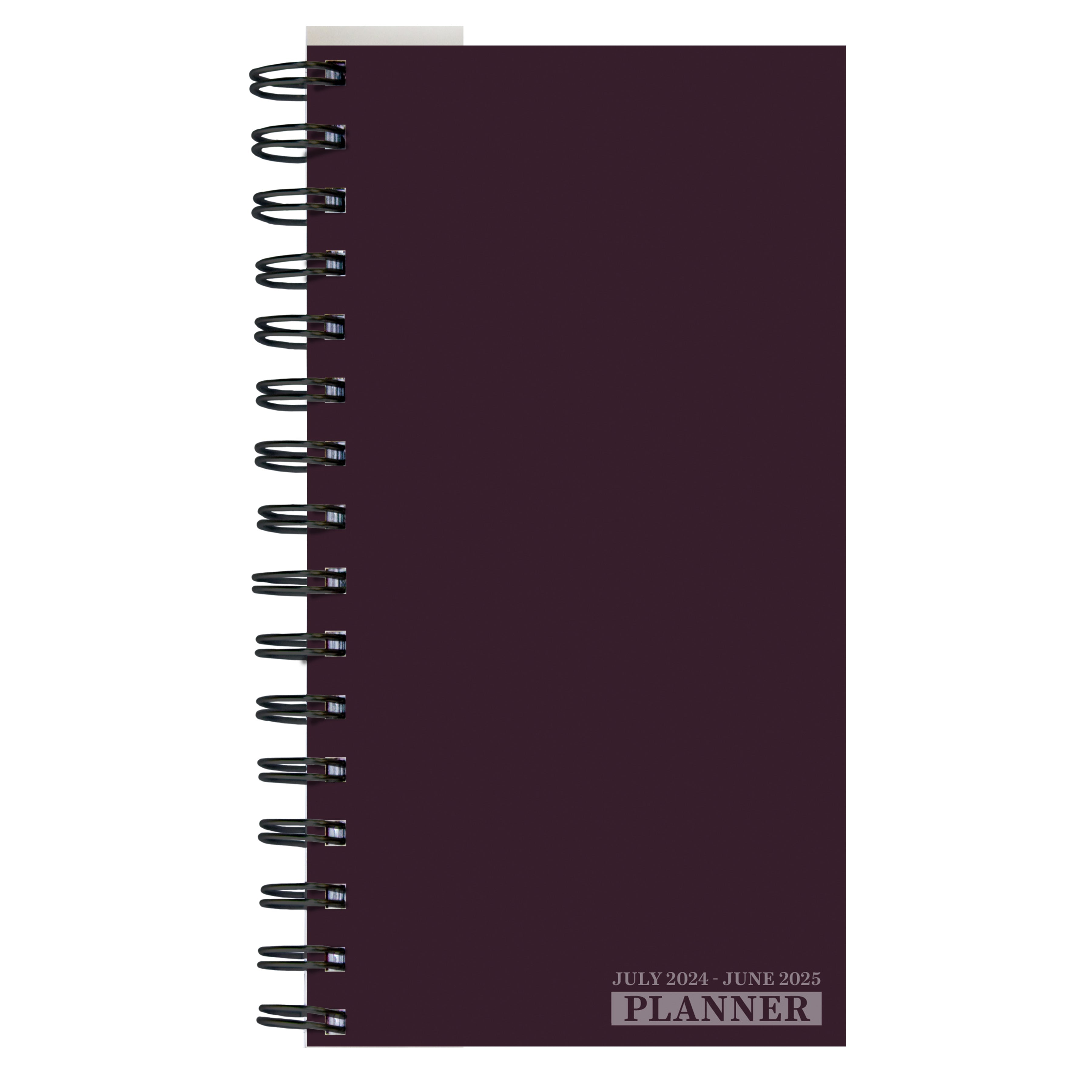 July 2024 - June 2025 Dark As Night Small Weekly & Monthly Academic Year Diary/Planner