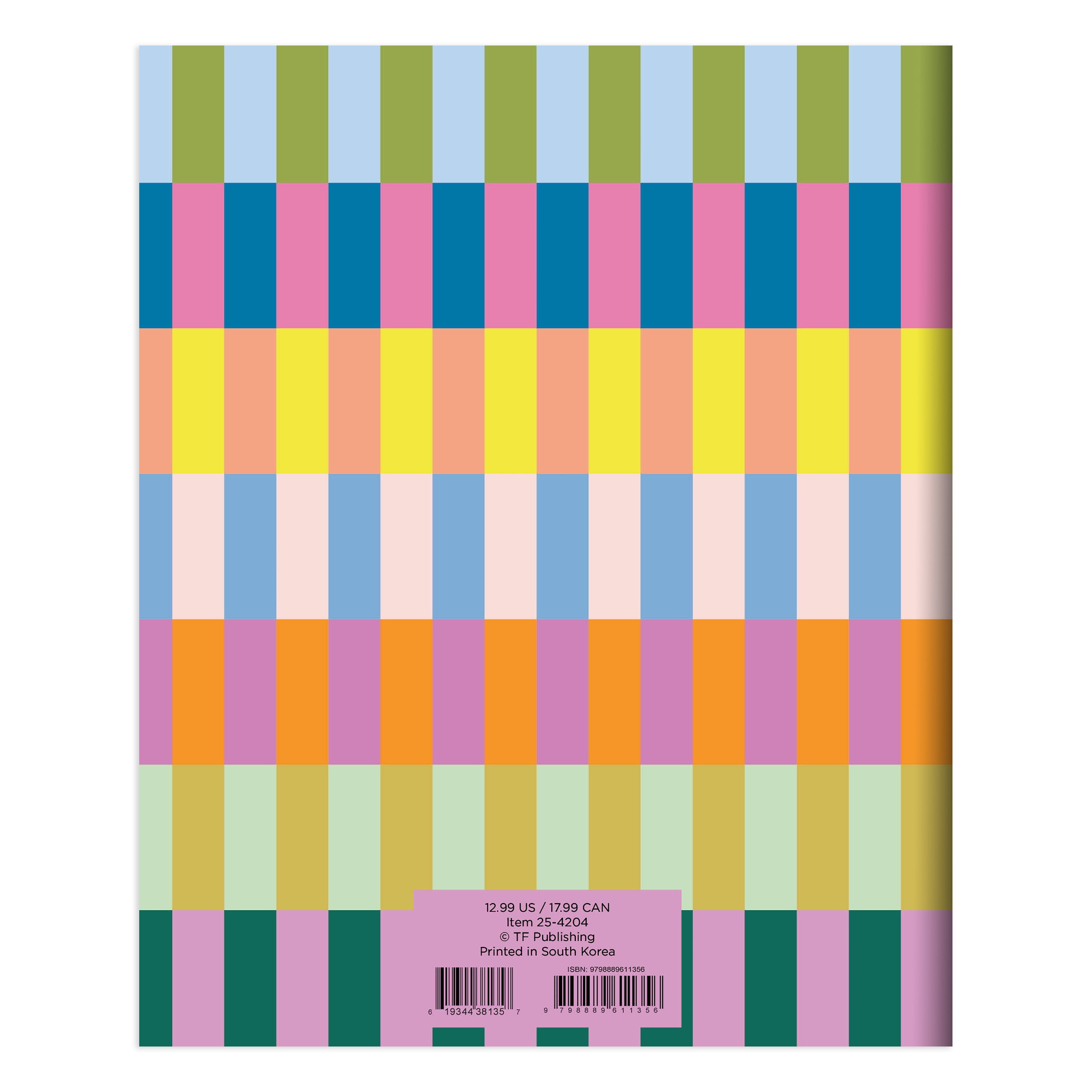 2025 Color Stacks - Medium Monthly Diary/Planner