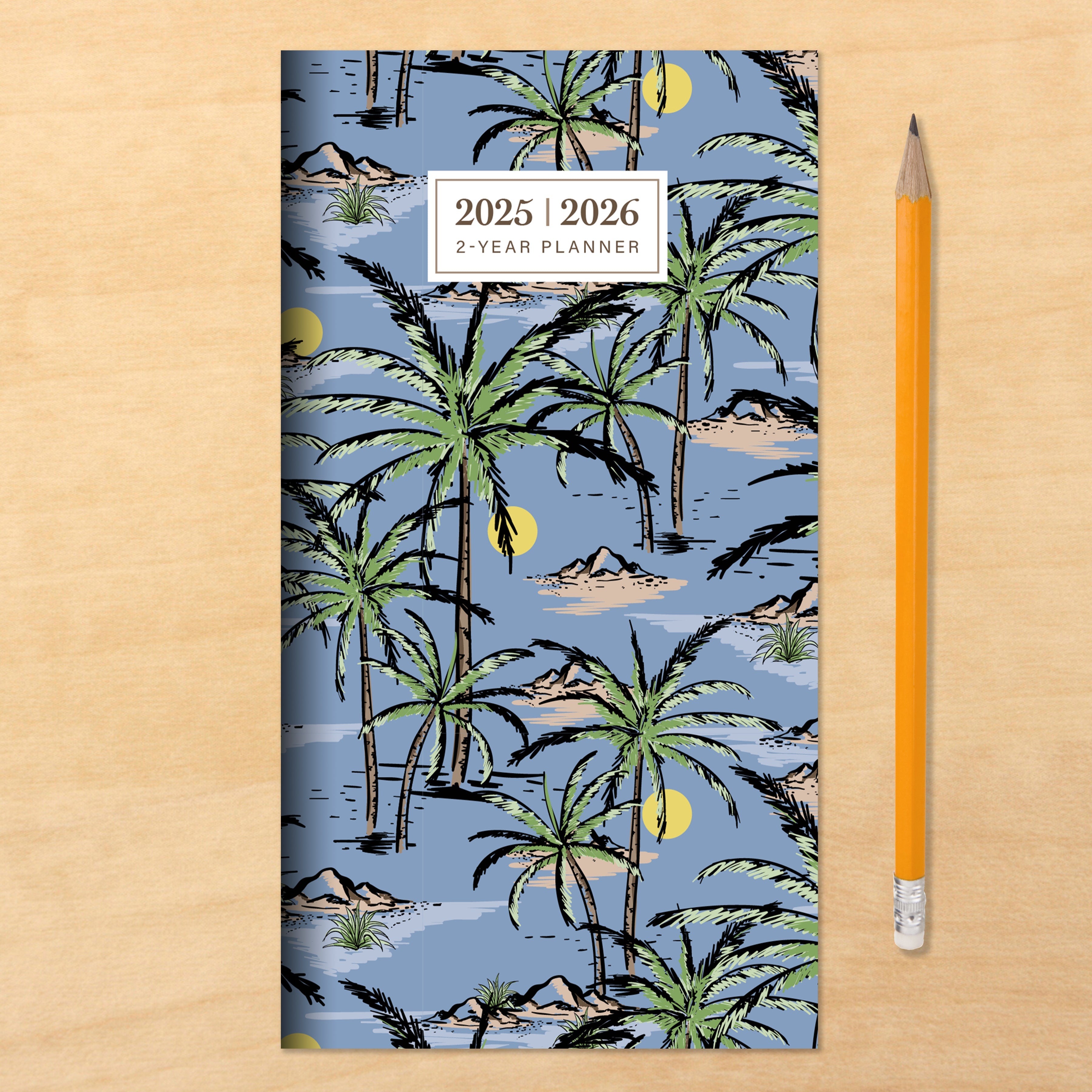 2025-2026 Aloha Palms - Small Monthly Pocket Diary/Planner