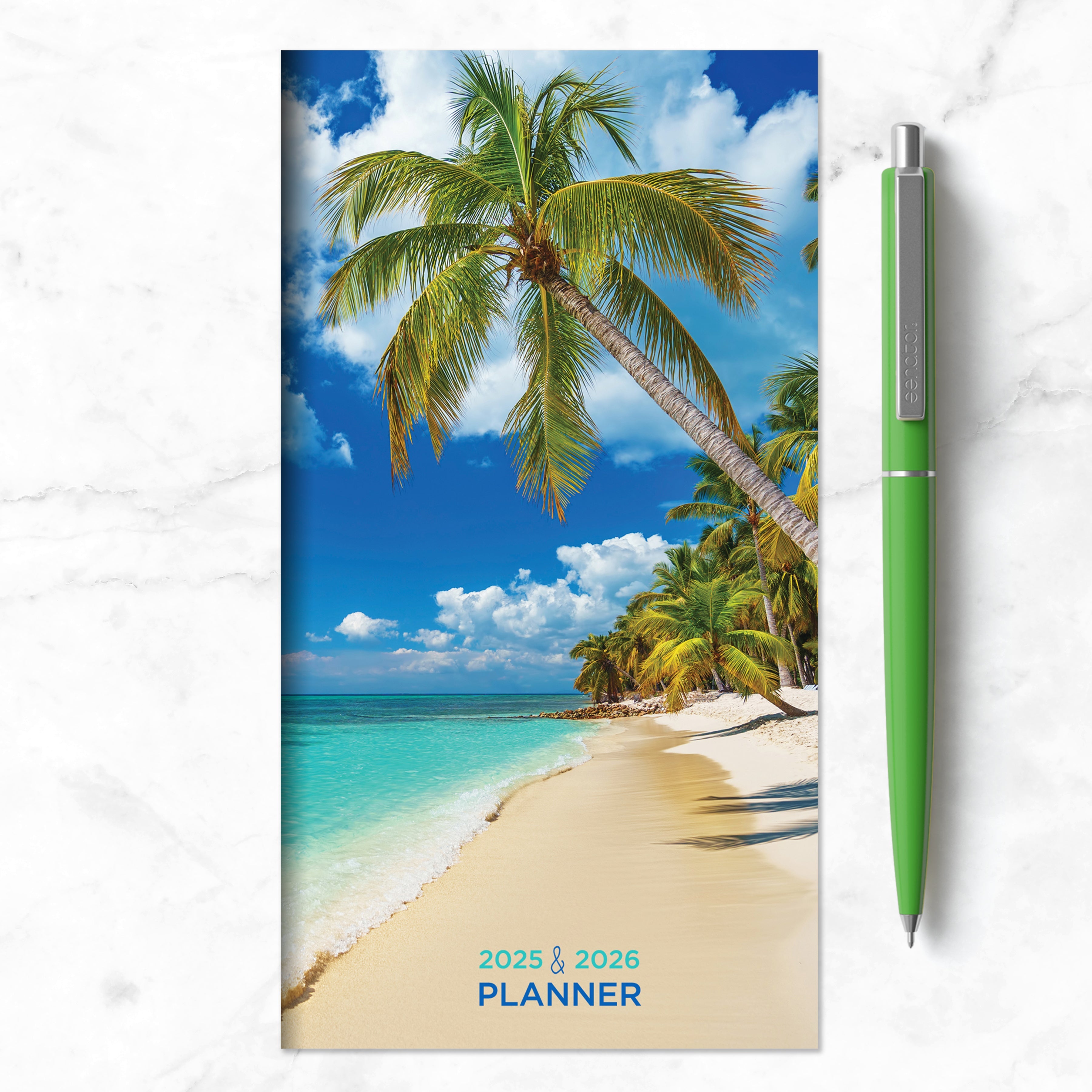 2025-2026 Beaches - Small Monthly Pocket Diary/Planner