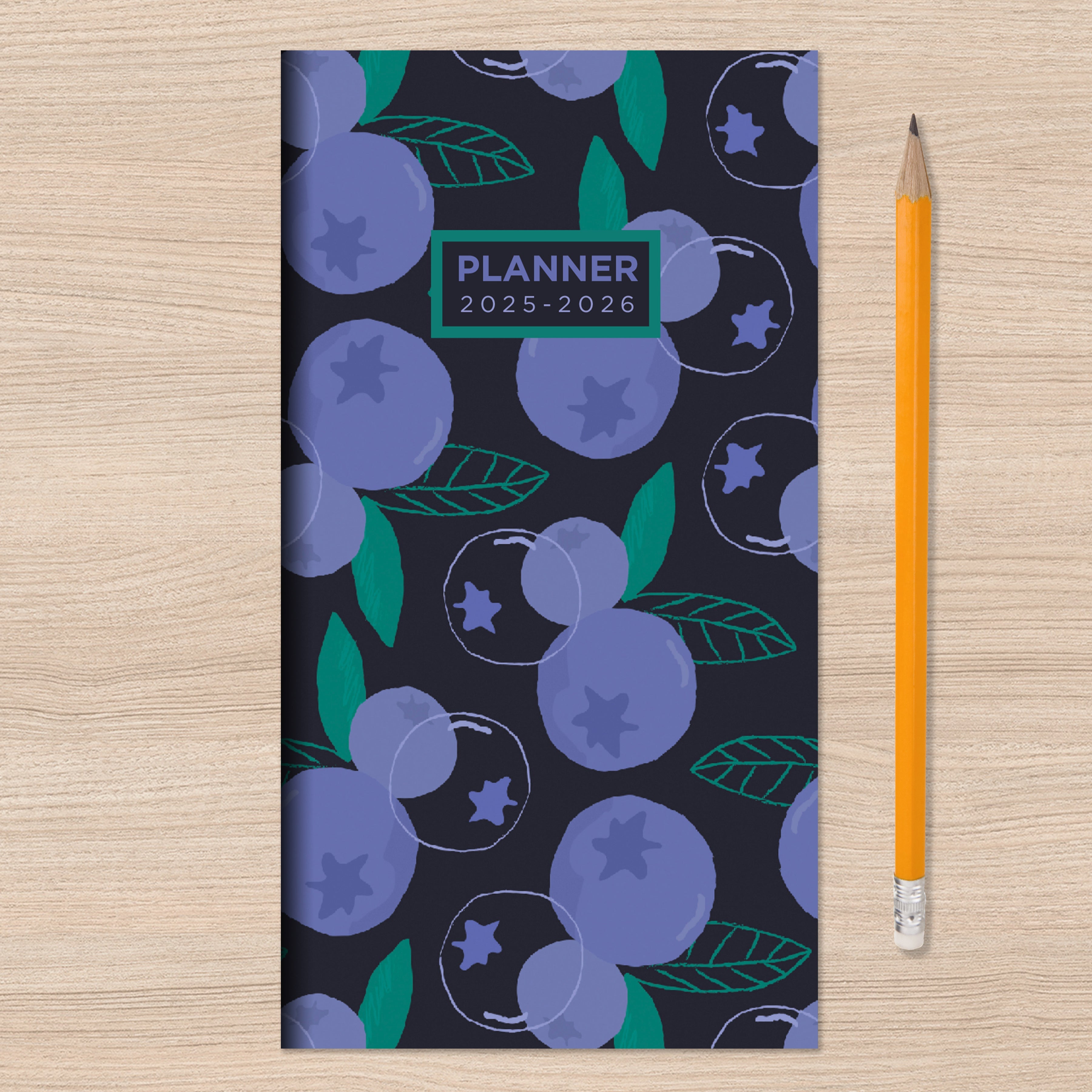 2025-2026 Blueberry - Small Monthly Pocket Diary/Planner