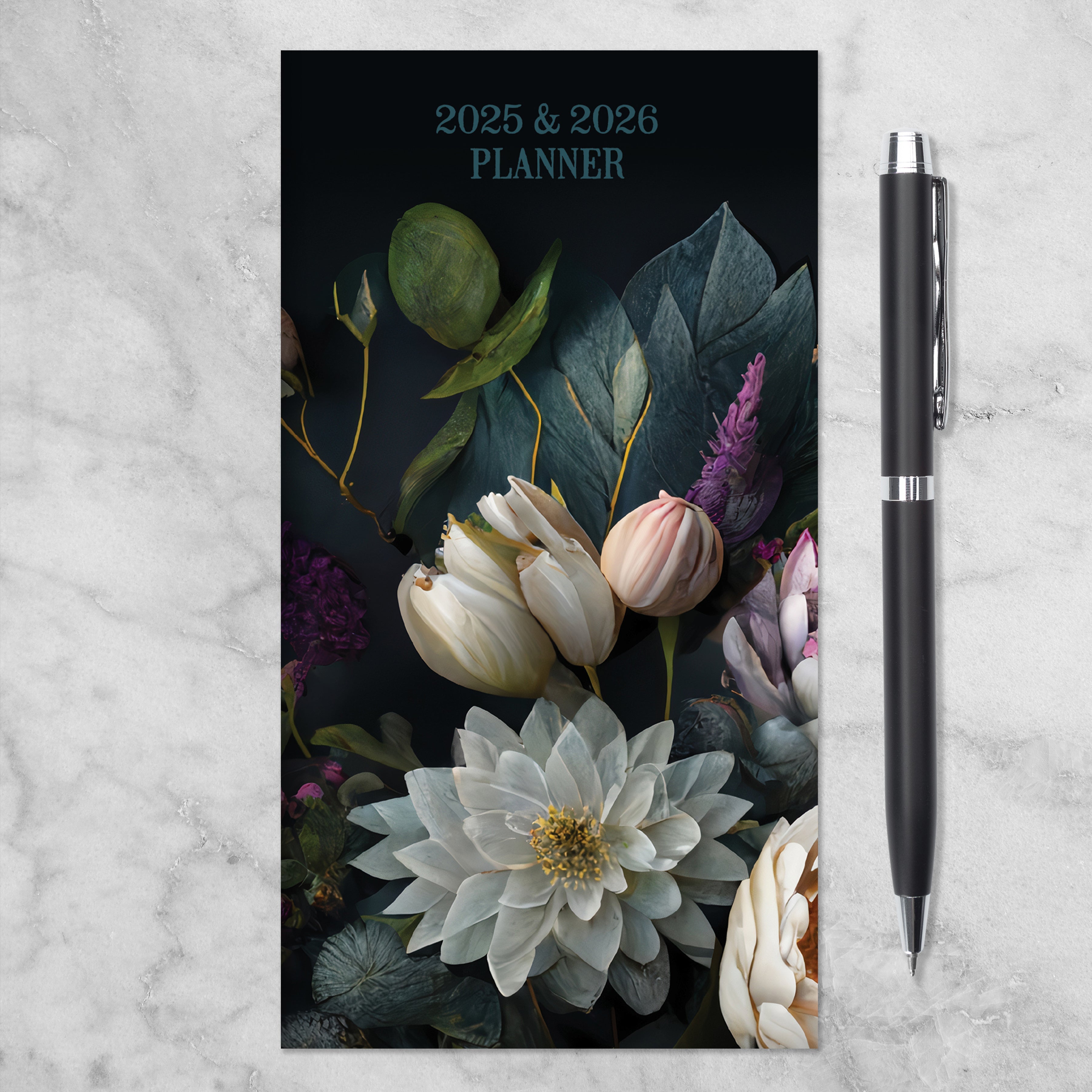 2025-2026 Dutch Flora - Small Monthly Pocket Diary/Planner