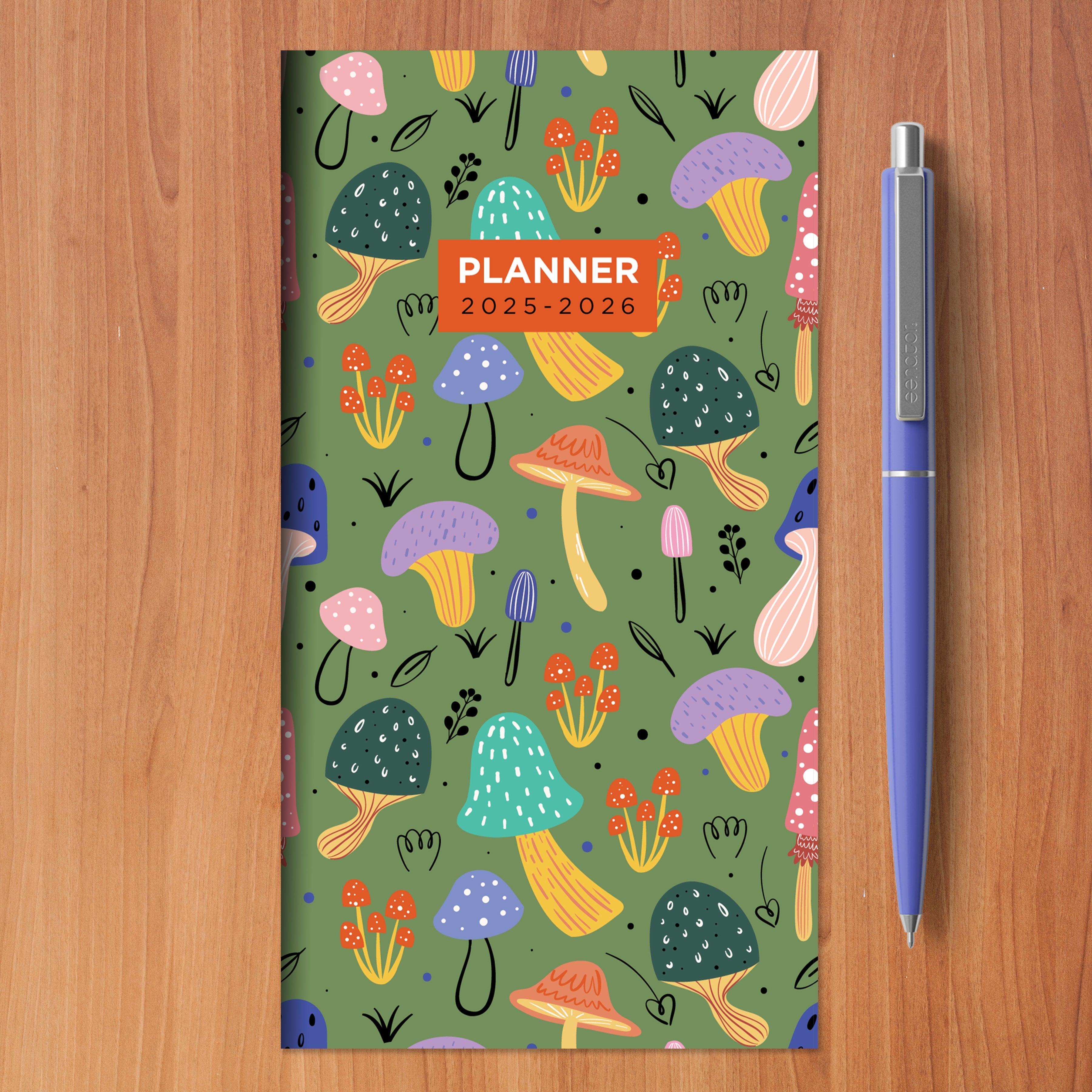 2025-2026 Mushroom Patch - Small Monthly Pocket Diary/Planner