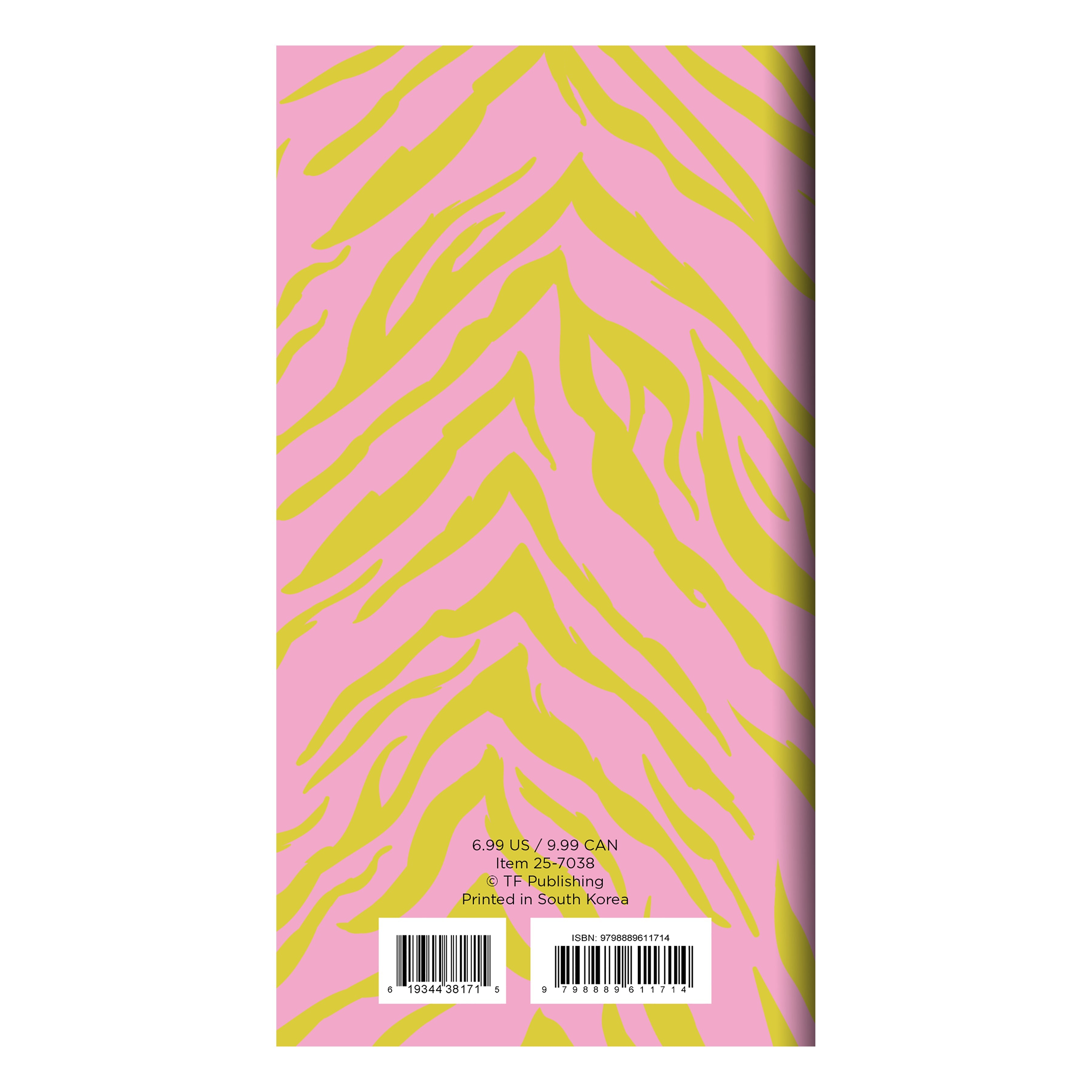 2025-2026 Sassy Zebra - Small Monthly Pocket Diary/Planner