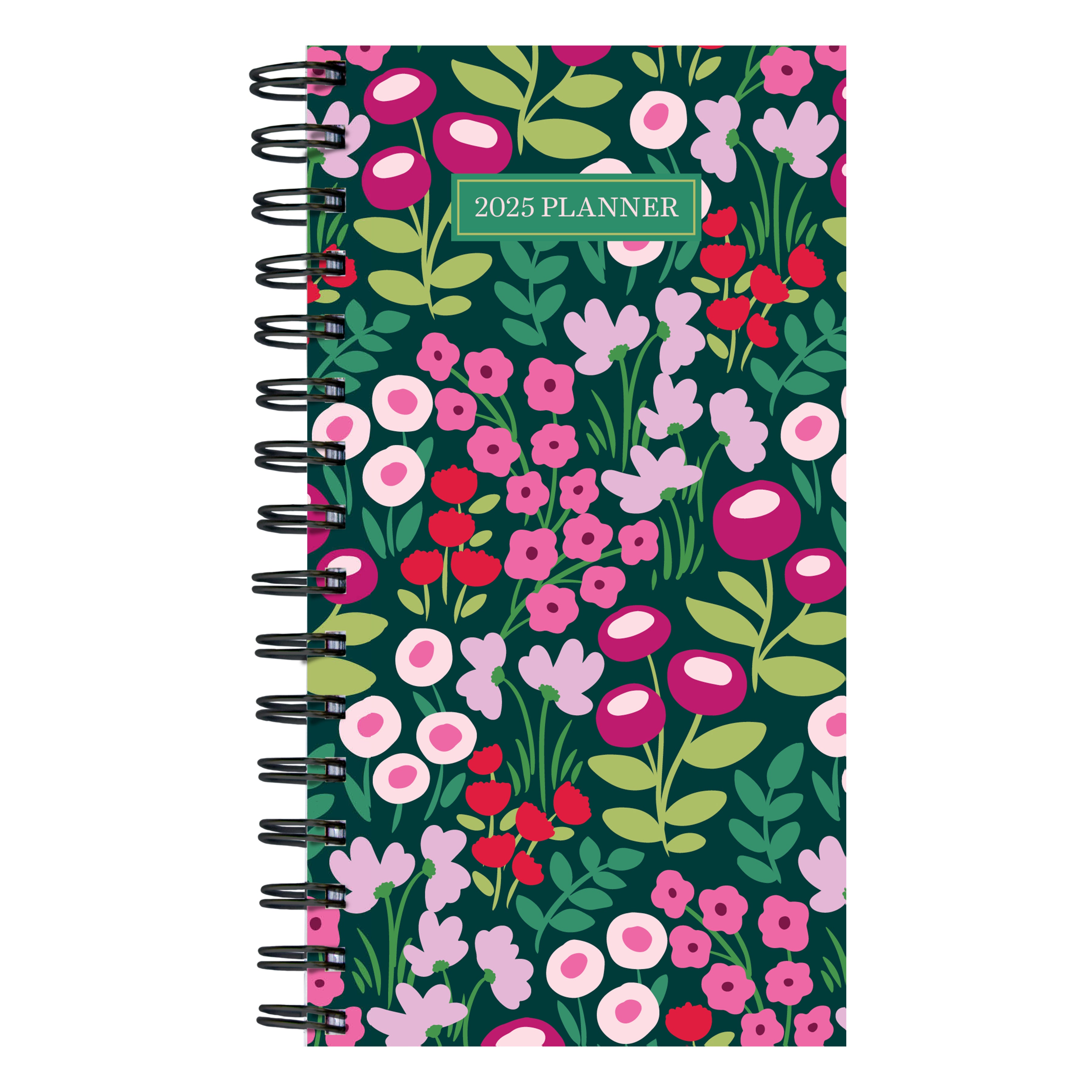 2025 Floral Burst - Small Monthly & Weekly Pocket Diary/Planner