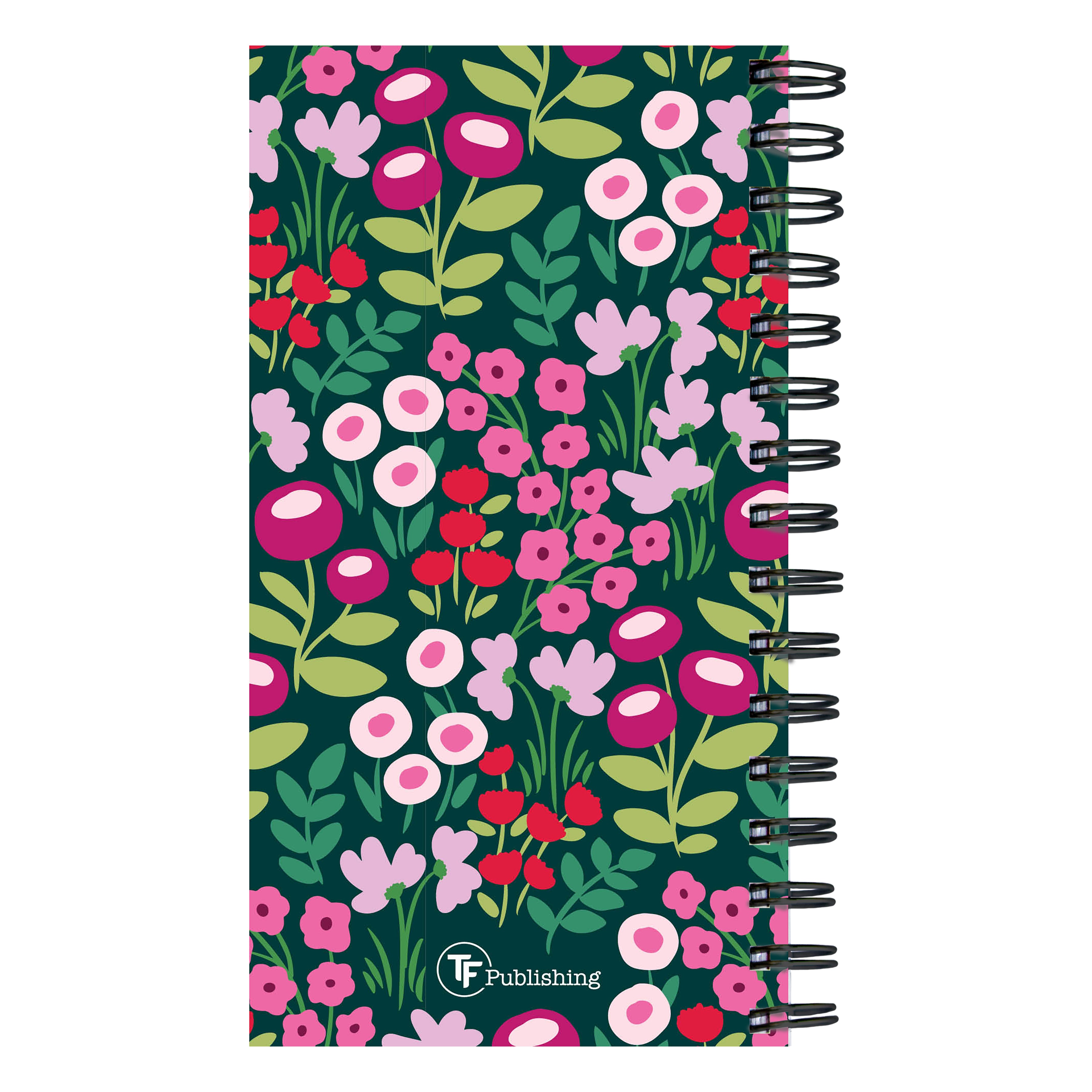 2025 Floral Burst - Small Monthly & Weekly Pocket Diary/Planner