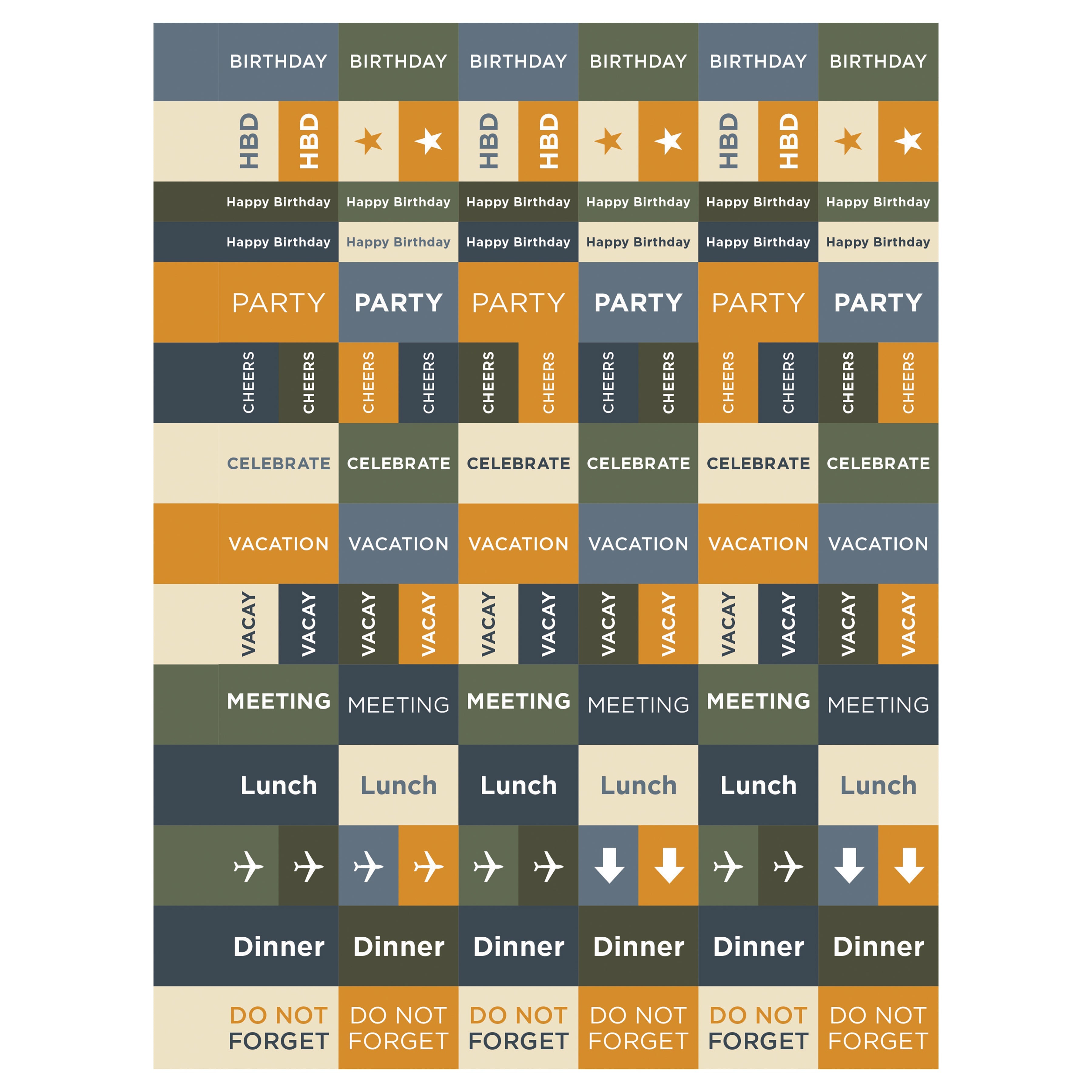 2025 Big Wave - Medium Monthly & Weekly Diary/Planner