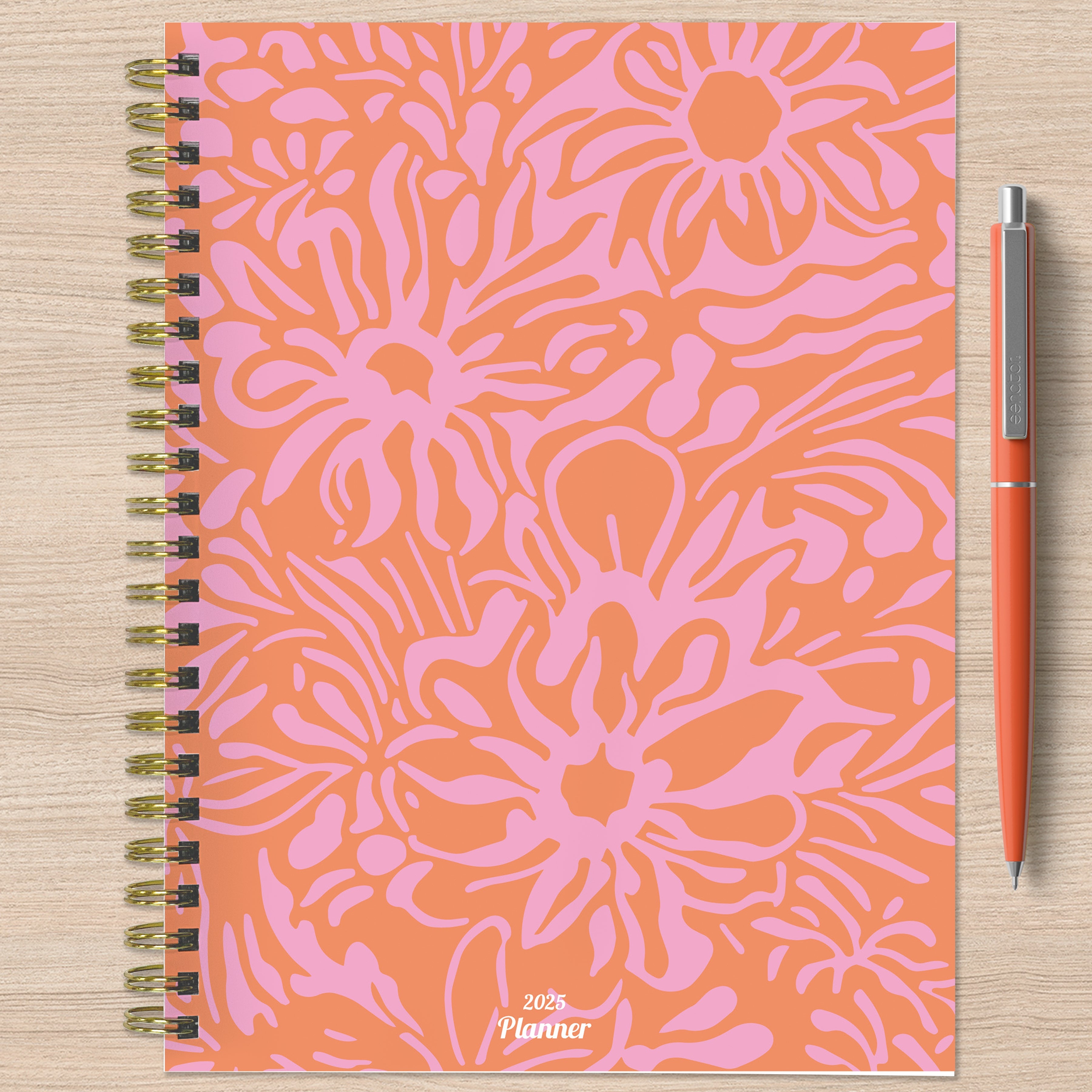 2025 Happy Hibiscus - Medium Monthly & Weekly Diary/Planner