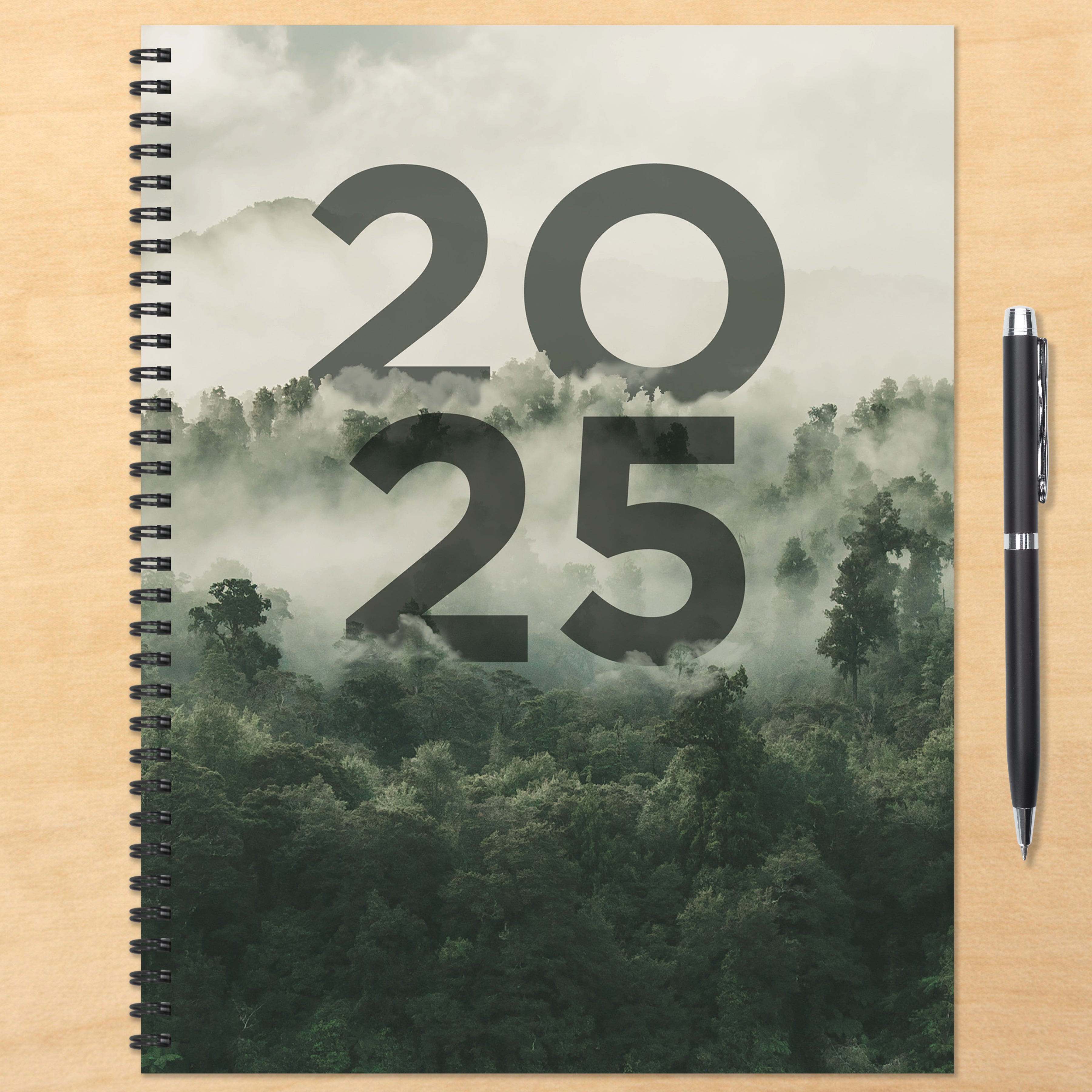 2025 Forest Mist - Large Monthly & Weekly Diary/Planner