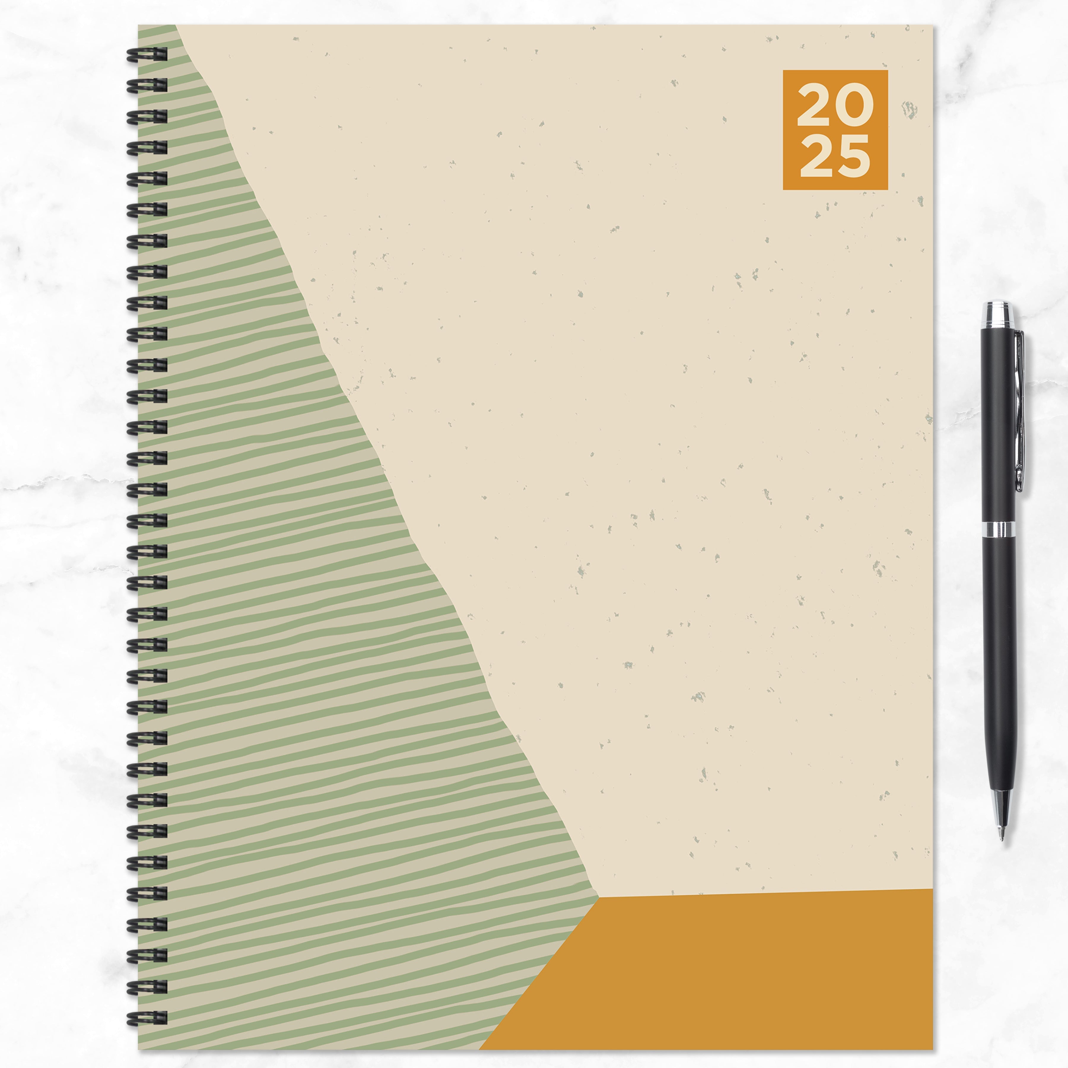 2025 Geometric - Large Monthly & Weekly Diary/Planner