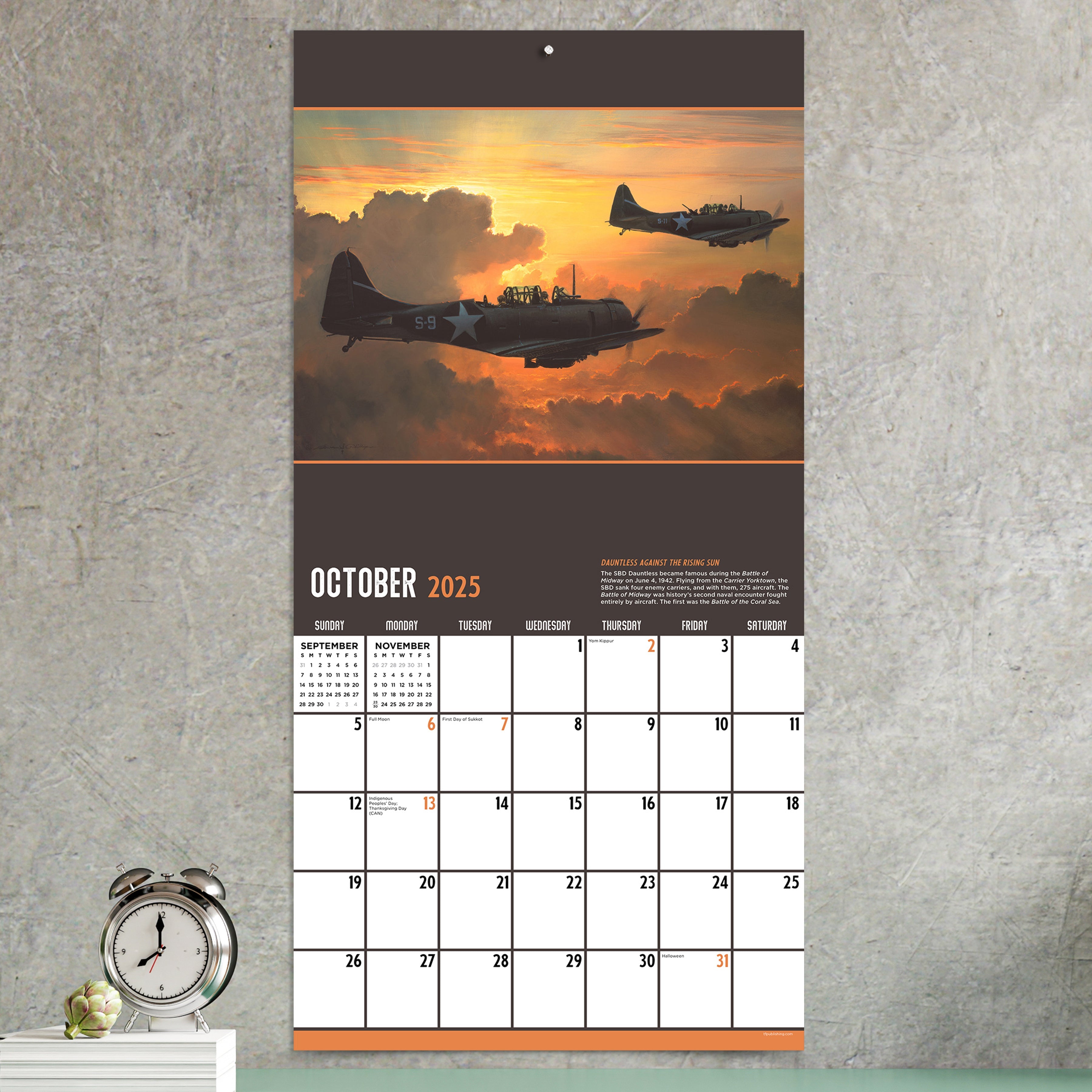 2025 American Aviation - Square Wall Calendar