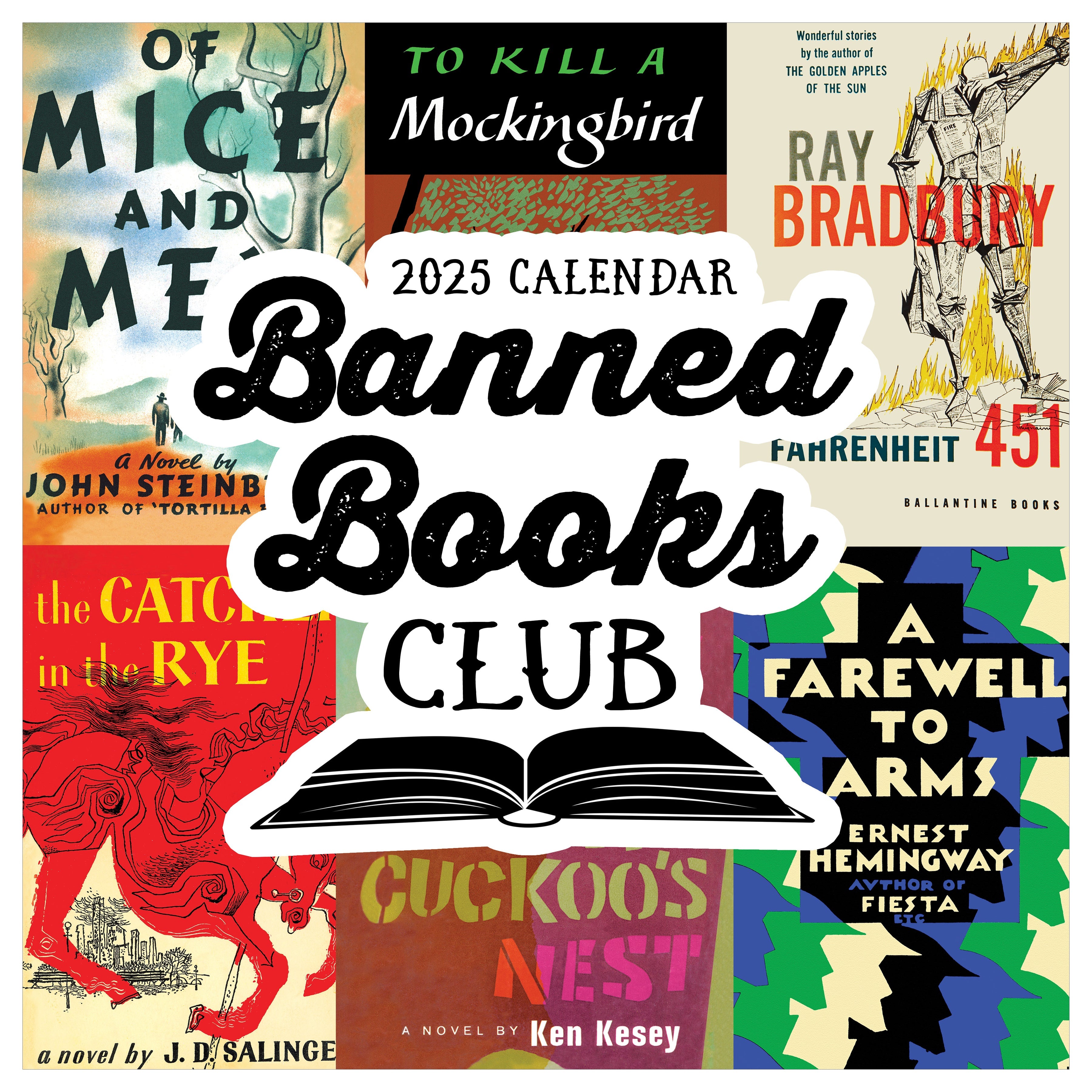 2025 Banned Book Club - Square Wall Calendar