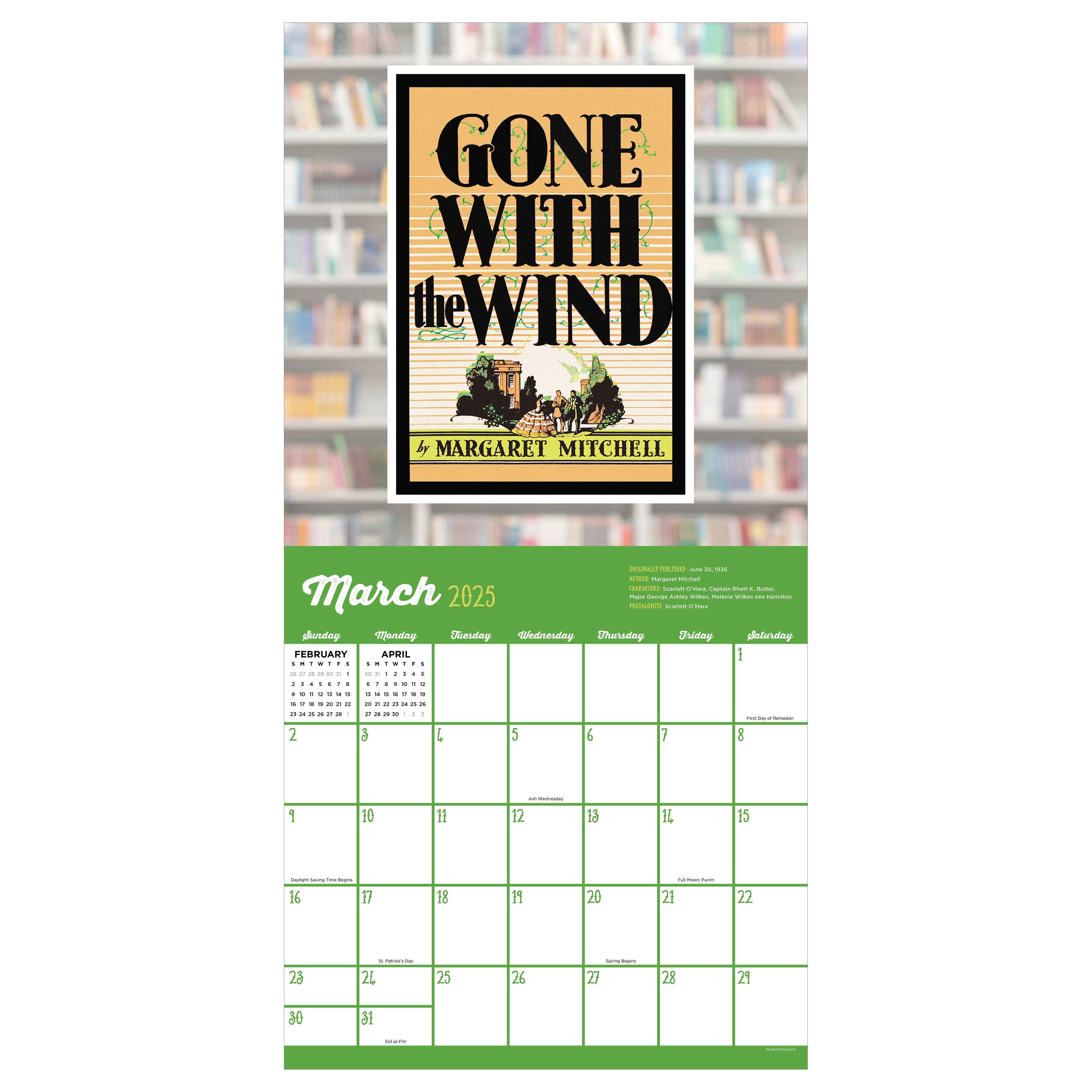 2025 Banned Book Club - Square Wall Calendar