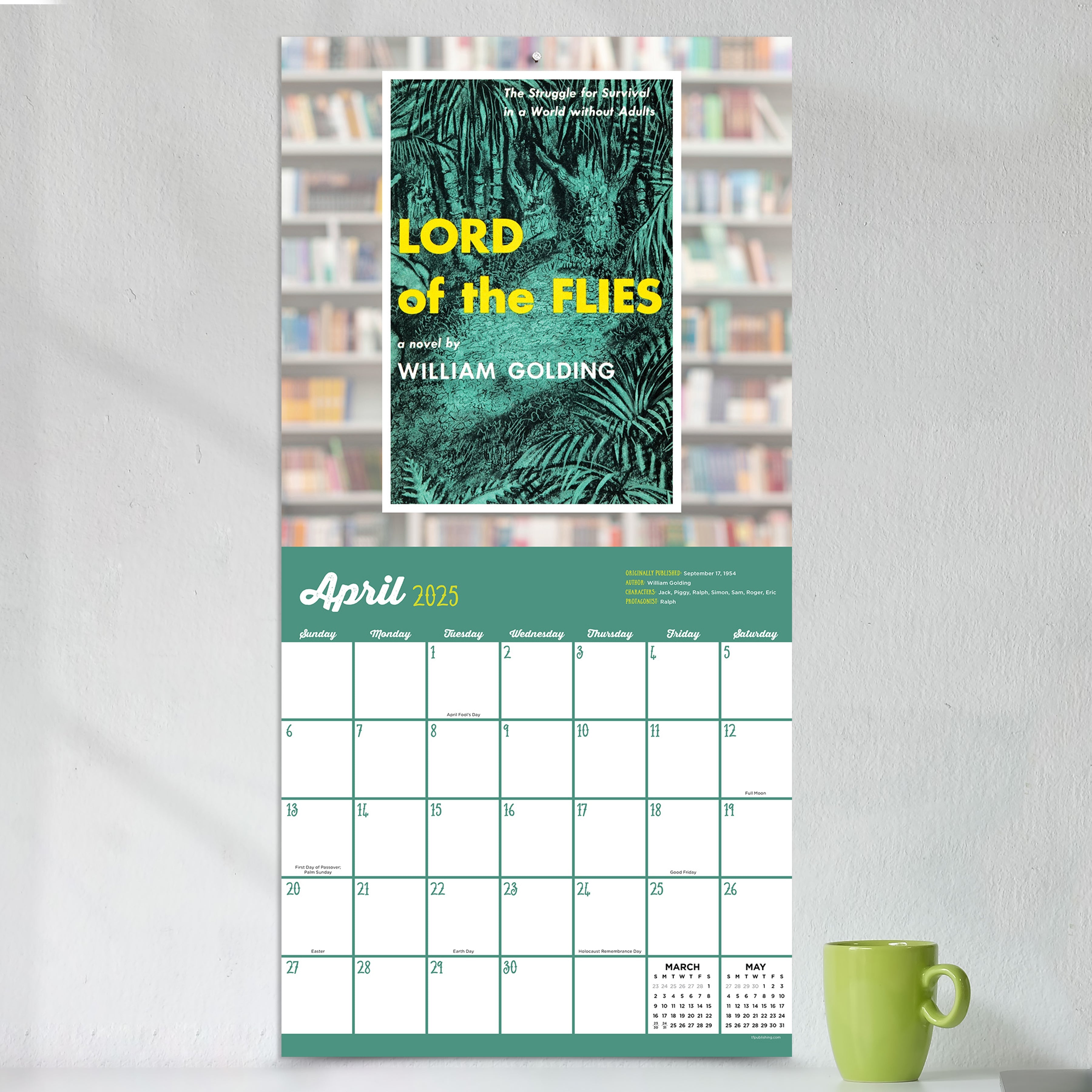 2025 Banned Book Club - Square Wall Calendar