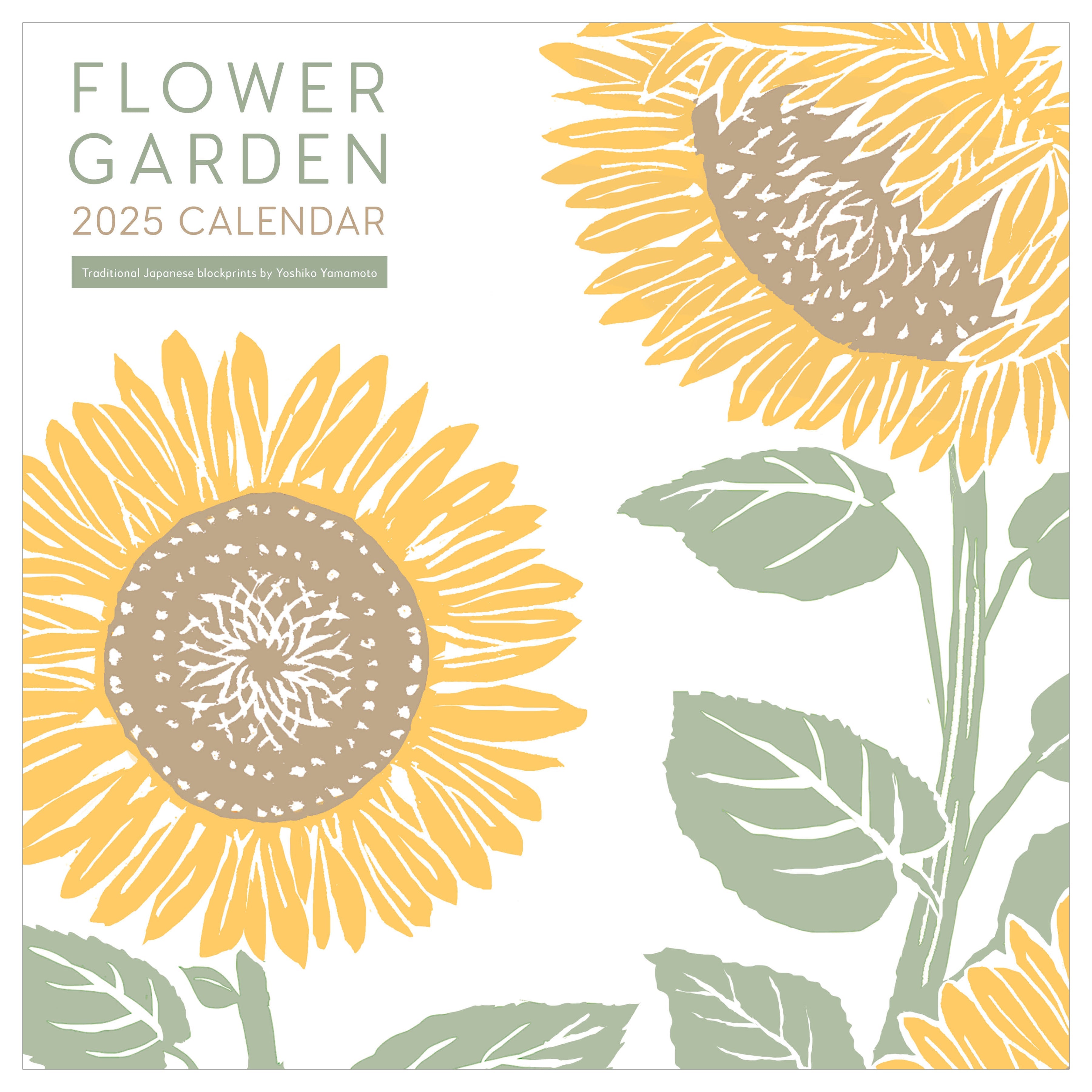 2025 Flower Garden - Square Wall Calendar