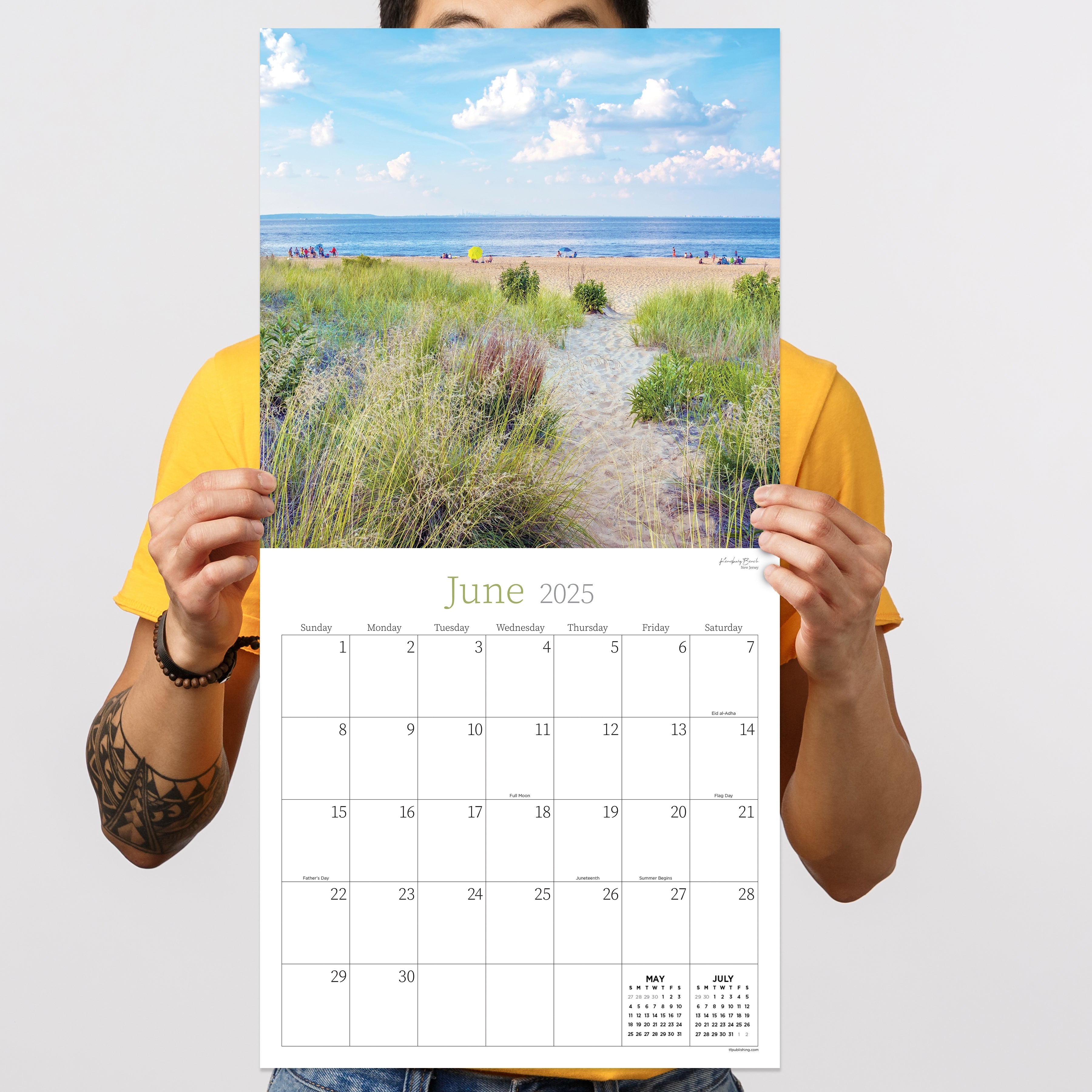 2025 Water's Edge - Square Wall Calendar