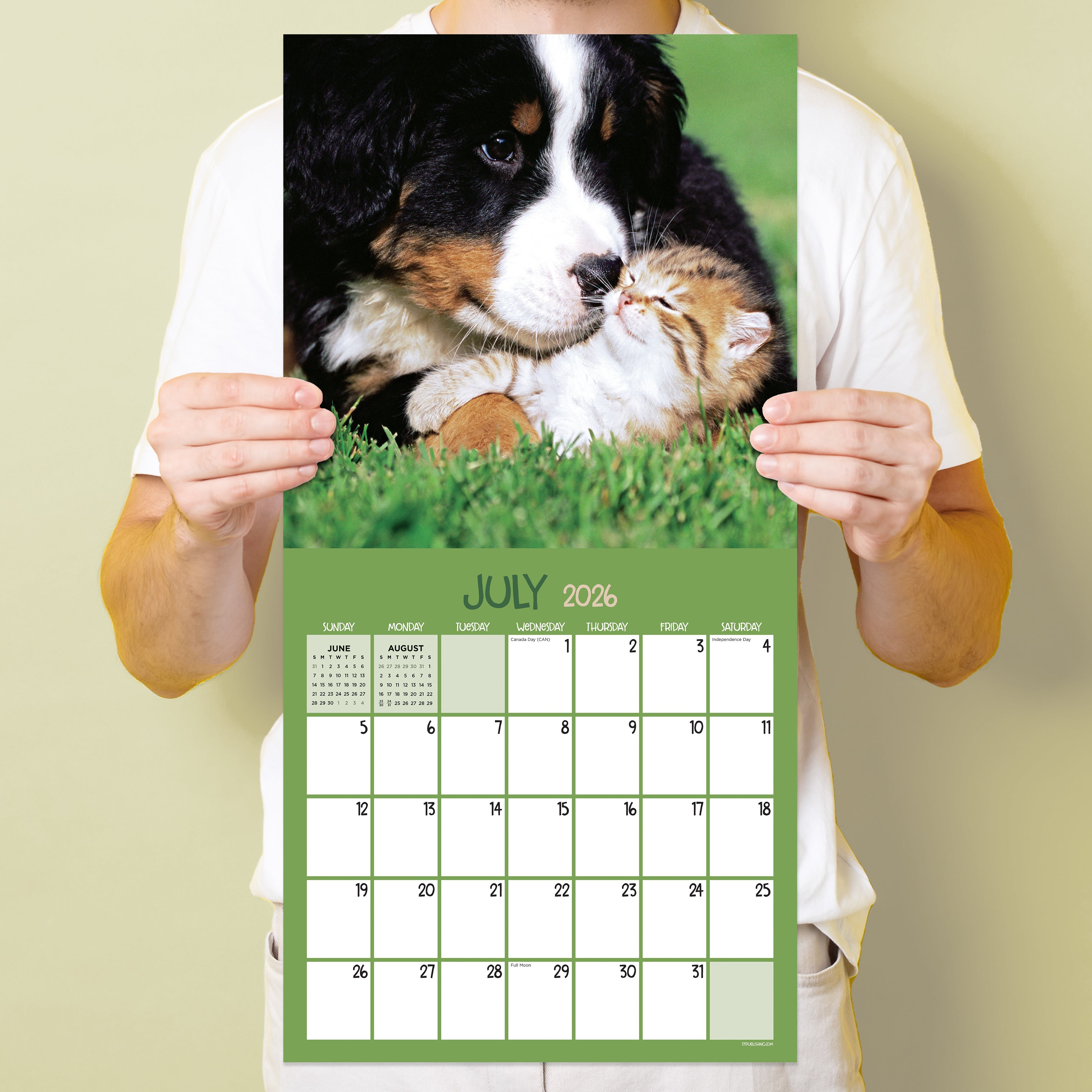 2026 Furry Friends - Square Wall Calendar