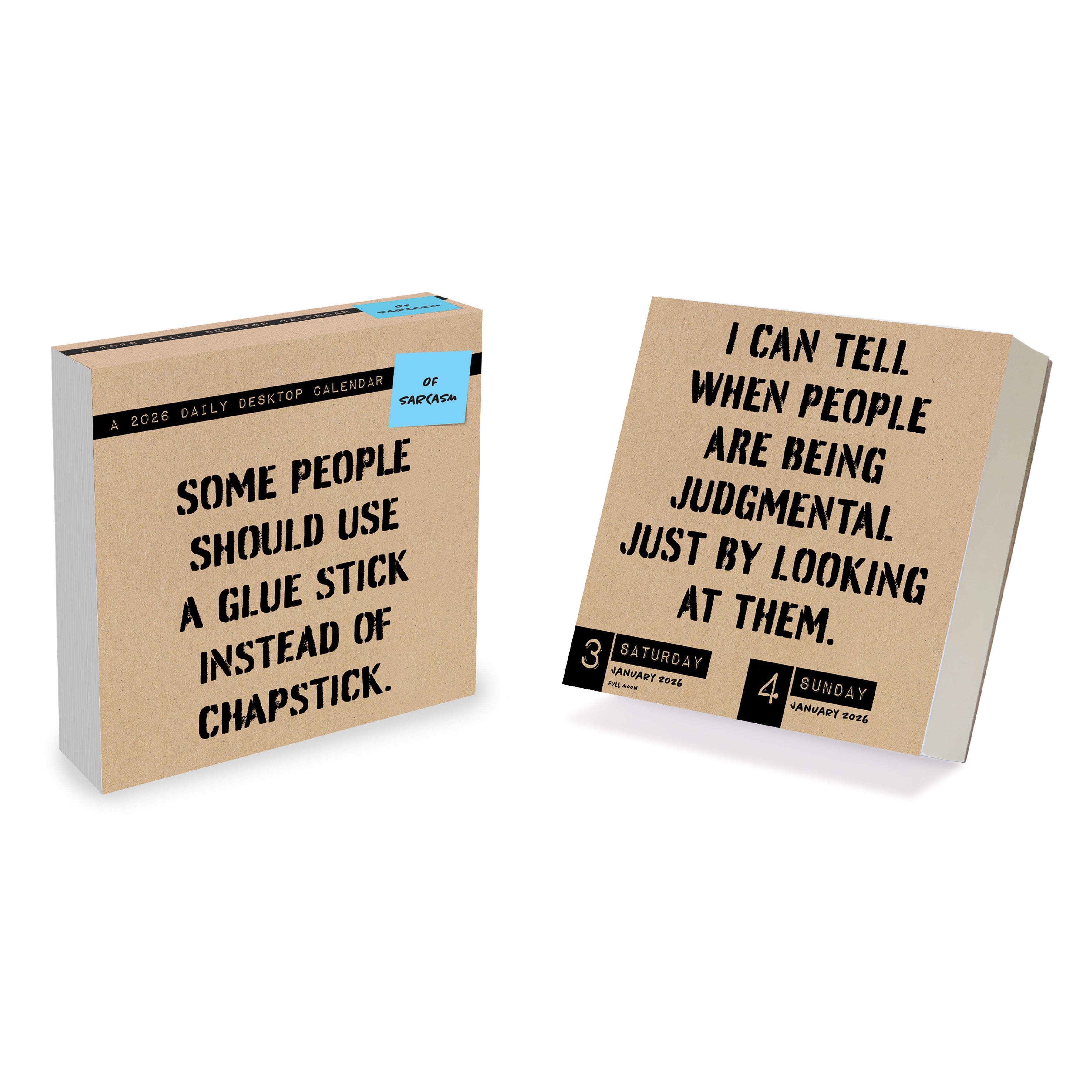 2026 Anti Affirmations/Daily Sarcasm - Daily Boxed Page-A-Day Calendar