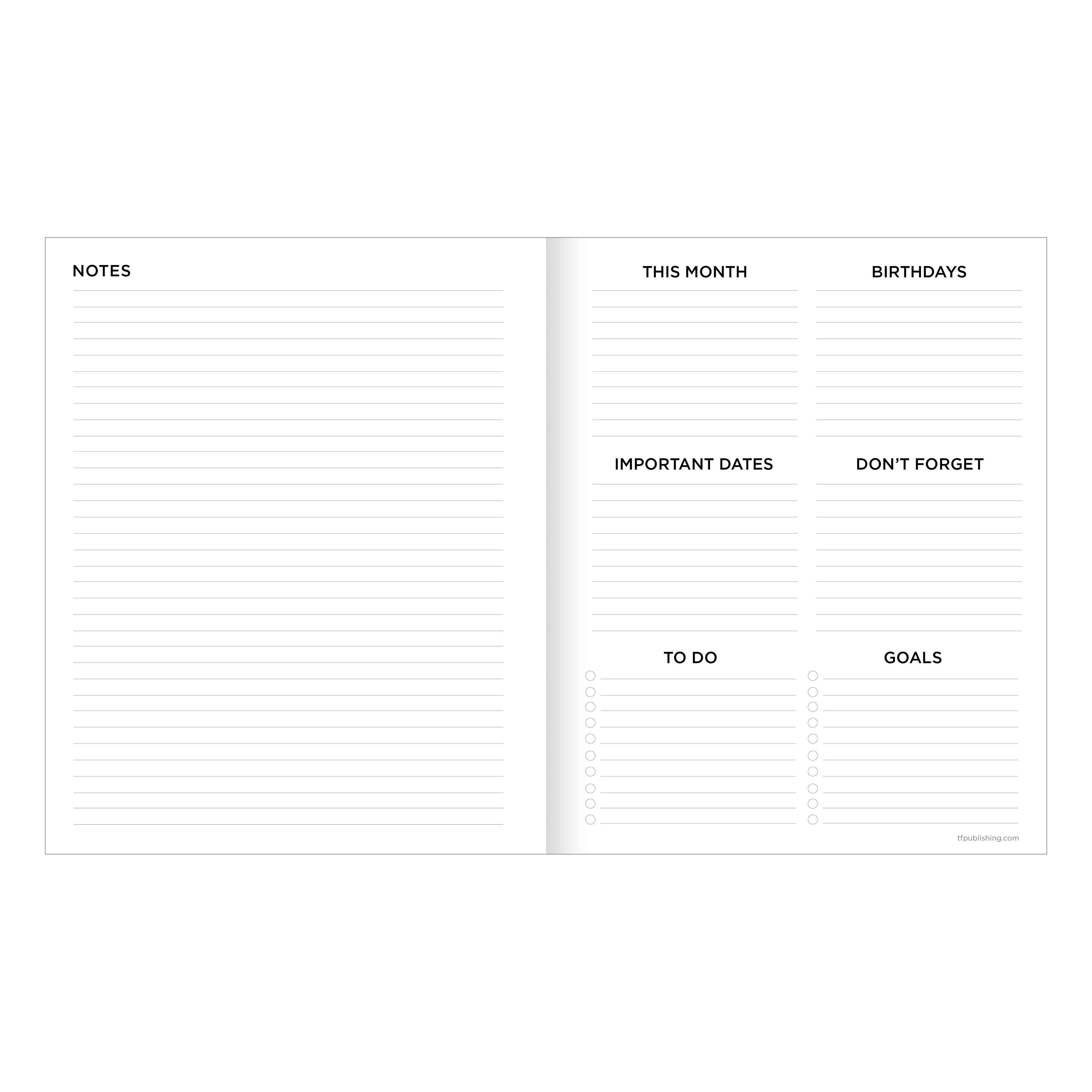 2026 Goldenrod Flowers - Medium Monthly Diary/Planner