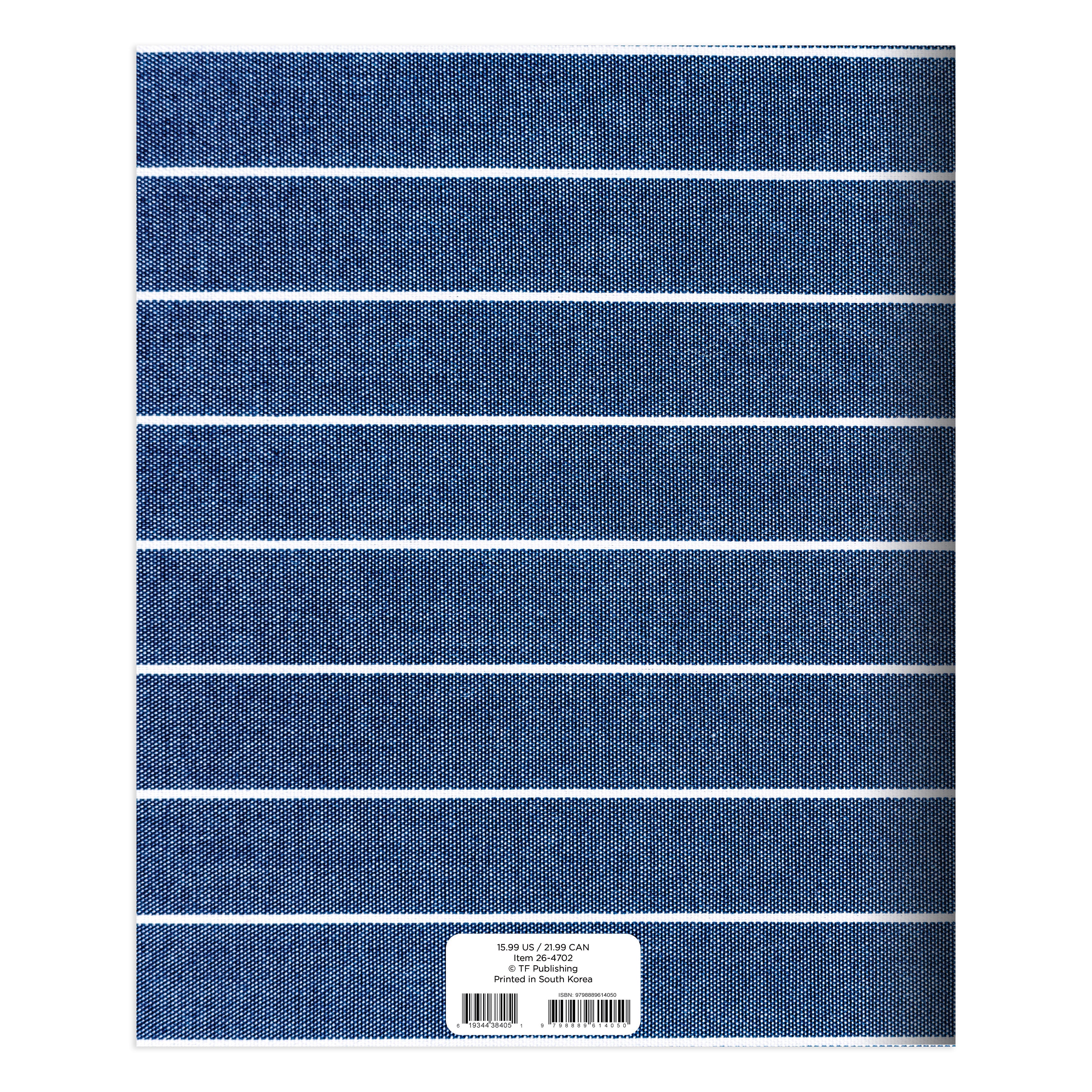 2026 Denim - Large Monthly Diary/Planner