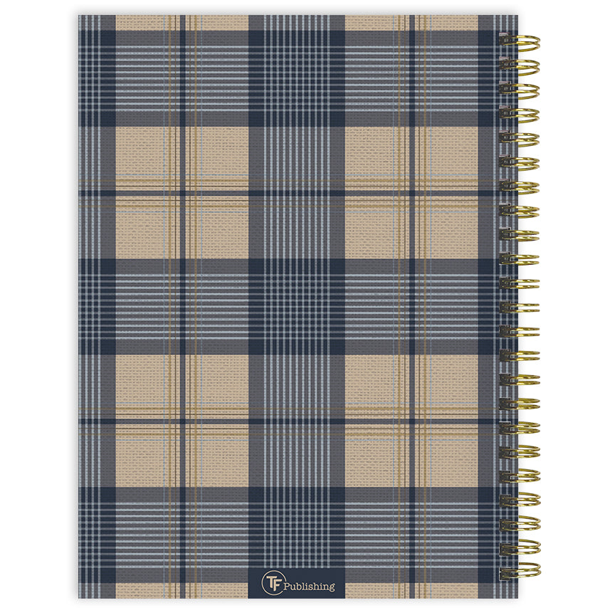 2026 Classic Plaid - Medium Monthly & Weekly Pocket Diary/Planner